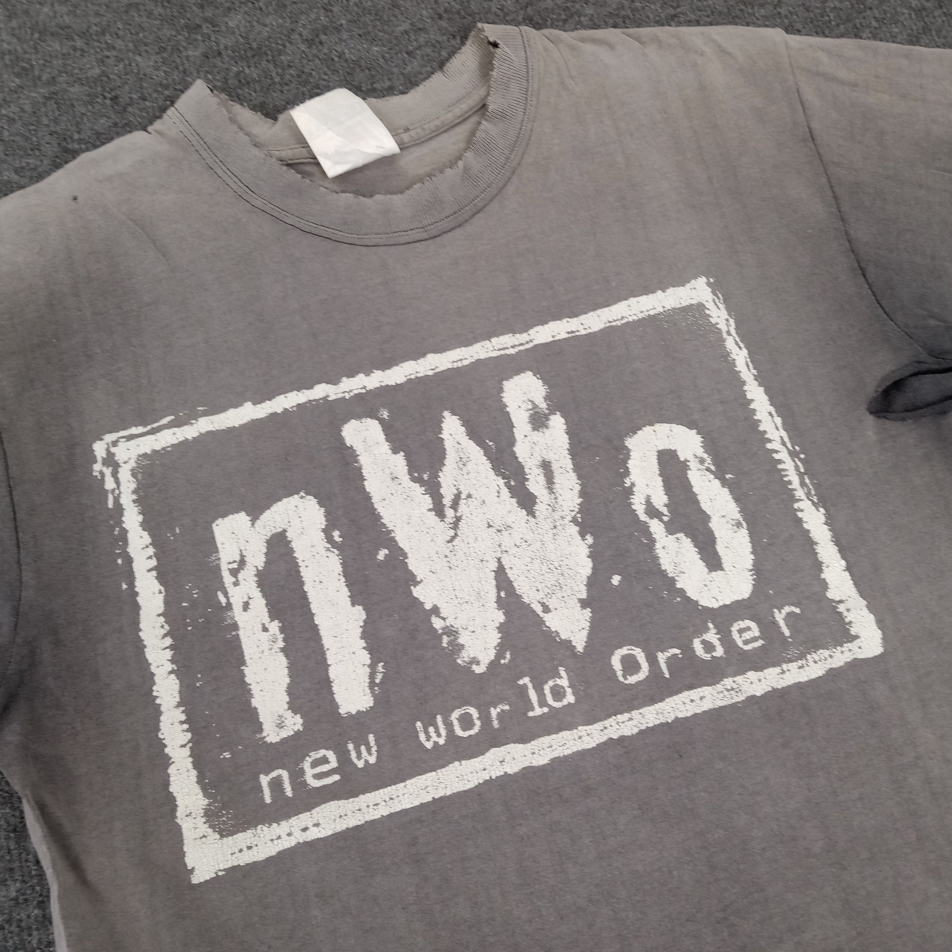 Vintage × WWE × WWF New World Order WWE American Sport Tshirt Size US L / EU 52-54 / 3 - 2 Thumbnail