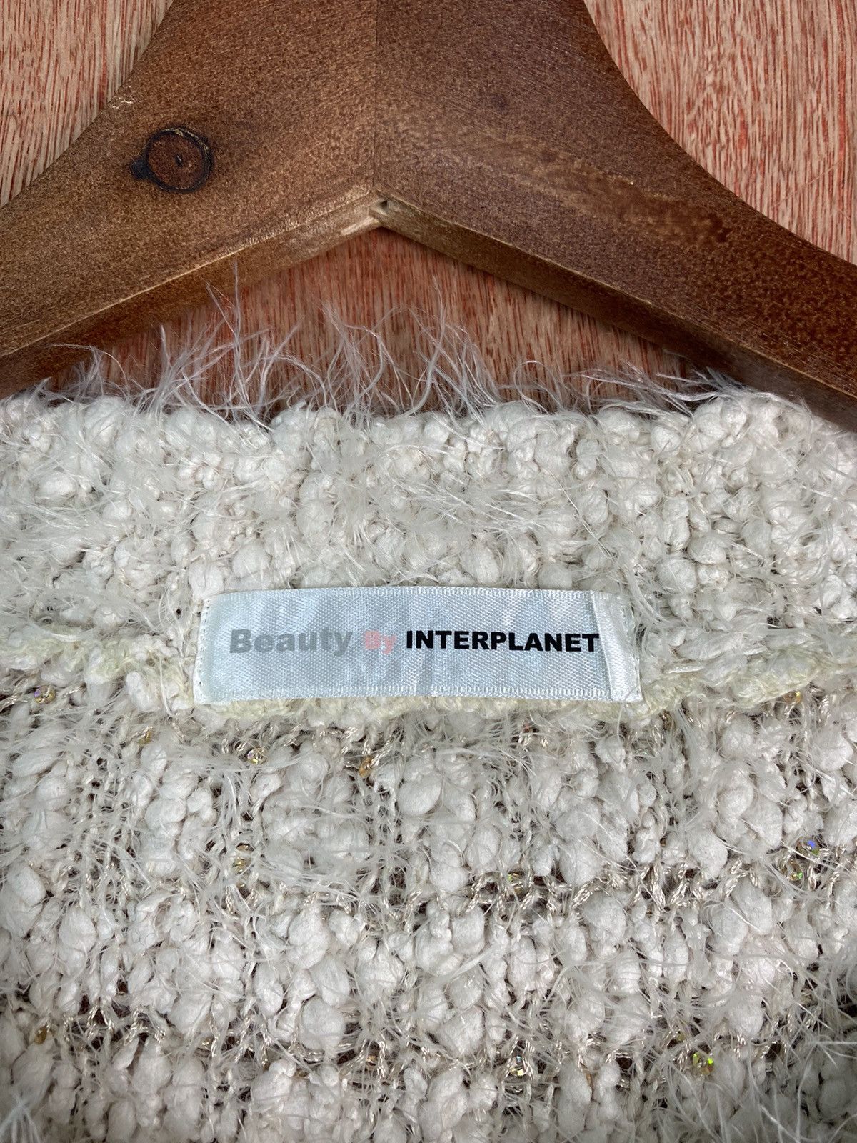 Japanese Brand × Solid and Striped DLS Beauty by Interplanet Mohair shaggy Knit Sweaters #BB586 Size US M / EU 48-50 / 2 - 6 Thumbnail