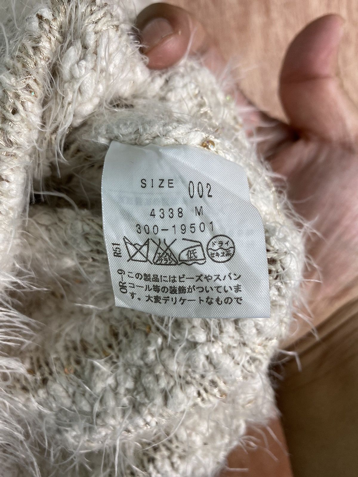 Japanese Brand × Solid and Striped DLS Beauty by Interplanet Mohair shaggy Knit Sweaters #BB586 Size US M / EU 48-50 / 2 - 7 Thumbnail
