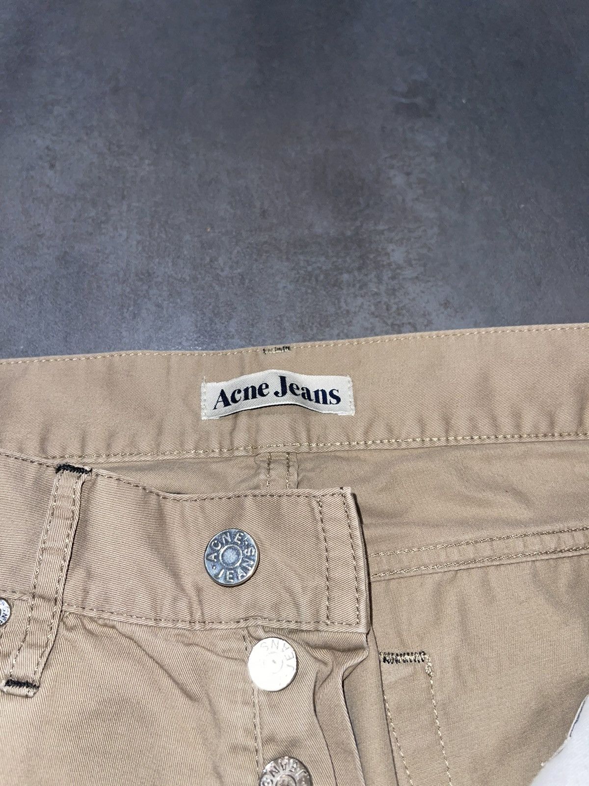 Acne Studios Acne Studios Generic Boy Dark Beige Chino Pants Size US 31 - 11 Thumbnail