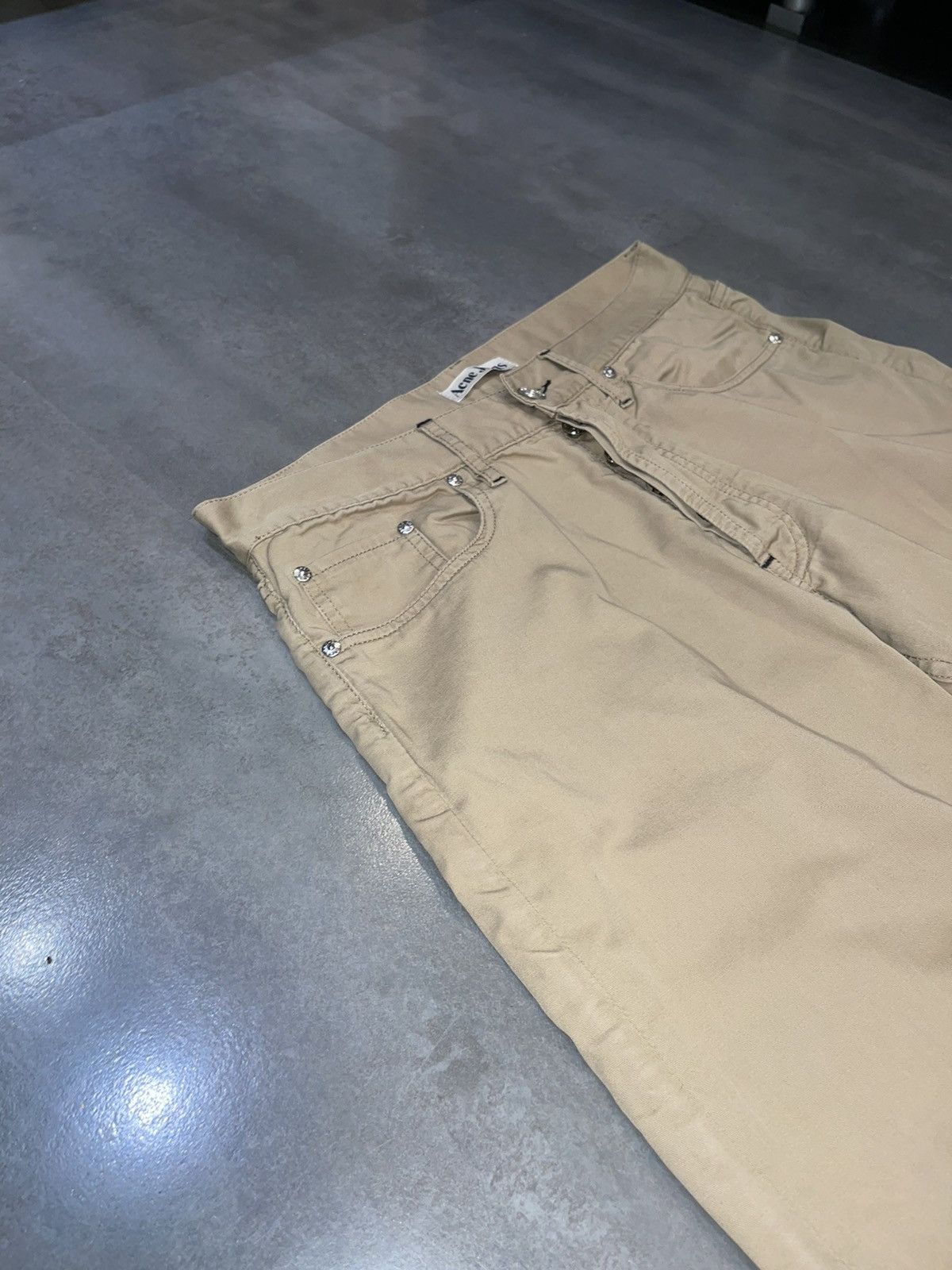 Acne Studios Acne Studios Generic Boy Dark Beige Chino Pants Size US 31 - 3 Thumbnail