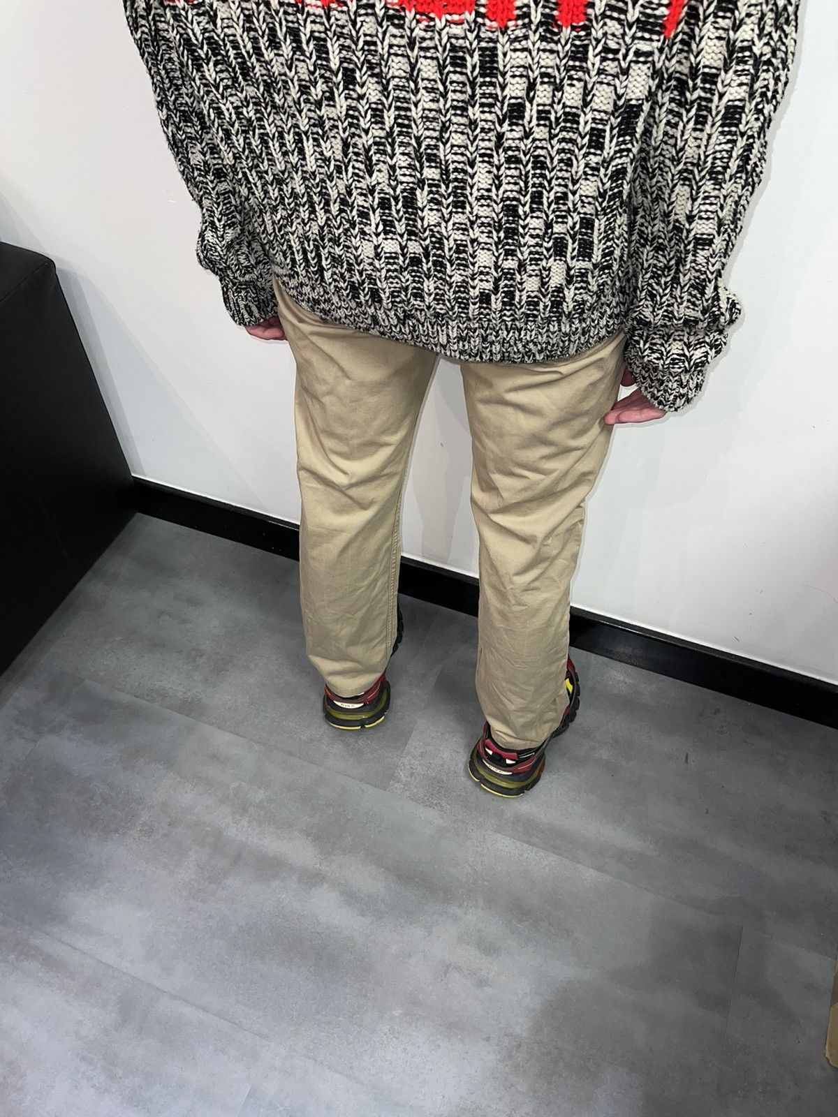 Acne Studios Acne Studios Generic Boy Dark Beige Chino Pants Size US 31 - 8 Thumbnail