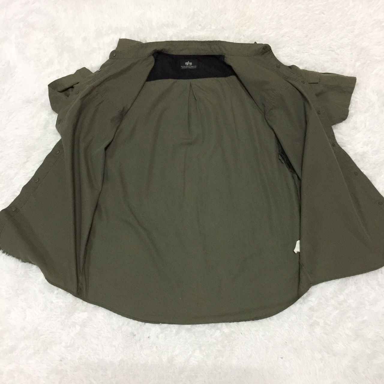 Alpha Industries Vintage Alpha Industries Button Up Shirt Size US L / EU 52-54 / 3 - 5 Thumbnail