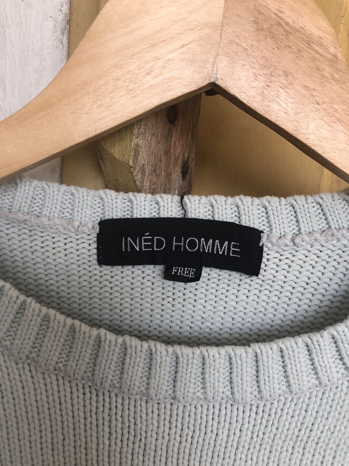 Yohji Yamamoto Nice❗️Yohji Yamamoto INED Homme Minimalist Knit Sweater Size M / US 6-8 / IT 42-44 - 4 Thumbnail