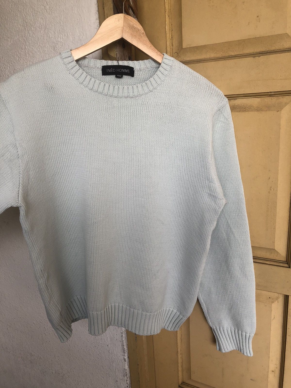 Yohji Yamamoto Nice❗️Yohji Yamamoto INED Homme Minimalist Knit Sweater Size M / US 6-8 / IT 42-44 - 6 Thumbnail