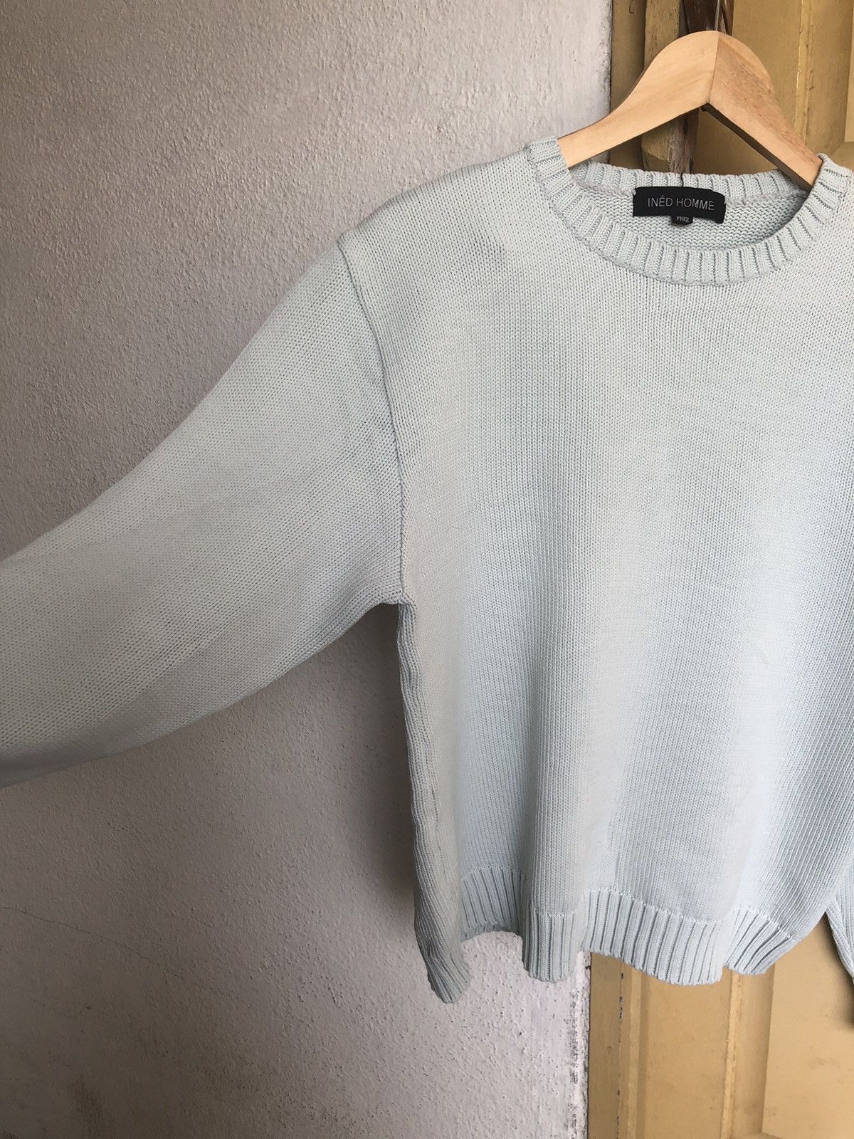 Yohji Yamamoto Nice❗️Yohji Yamamoto INED Homme Minimalist Knit Sweater Size M / US 6-8 / IT 42-44 - 5 Thumbnail