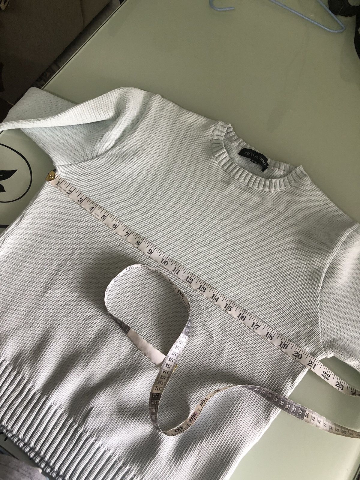 Yohji Yamamoto Nice❗️Yohji Yamamoto INED Homme Minimalist Knit Sweater Size M / US 6-8 / IT 42-44 - 14 Thumbnail
