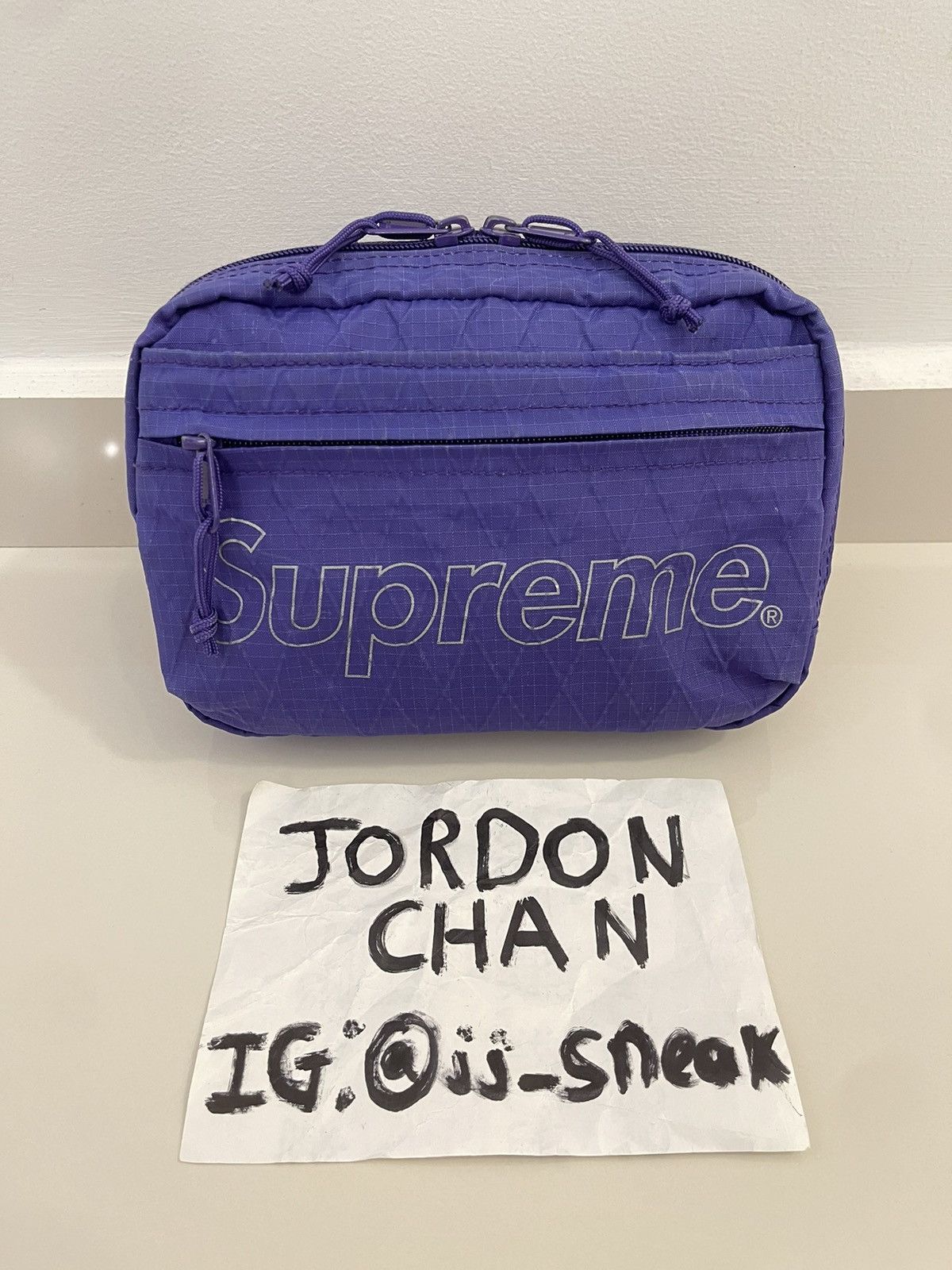 Supreme Shoulder Bag Fw 18 Purple Grailed