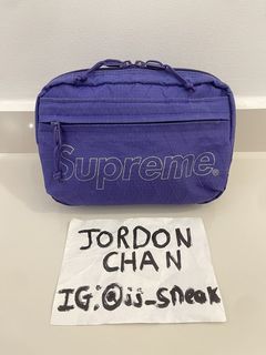 Supreme shoulder best sale bag fw18 purple