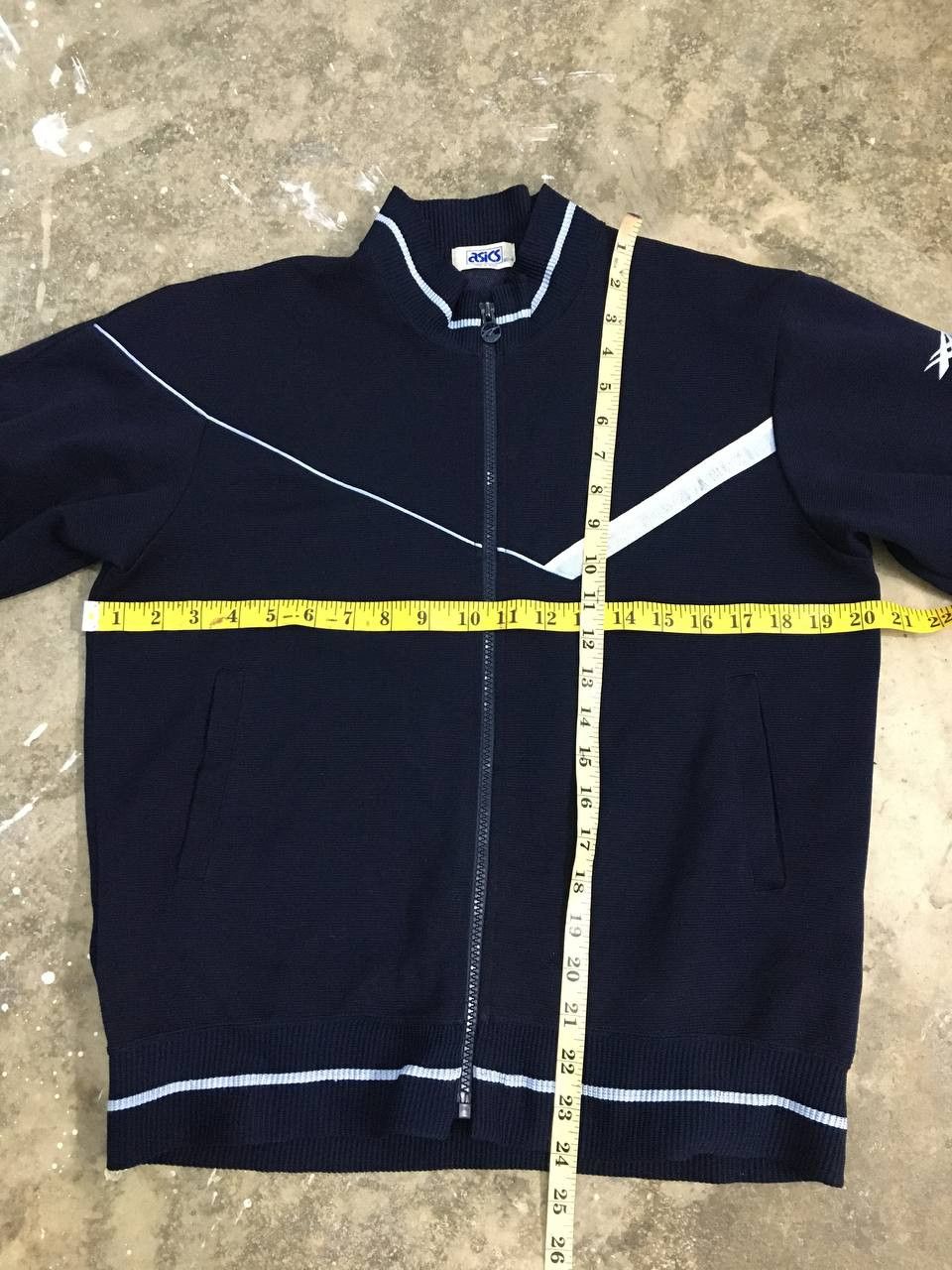 Asics × Japanese Brand × Vintage Vintage Asics Track Jacket Zipper Size US S / EU 44-46 / 1 - 14 Thumbnail