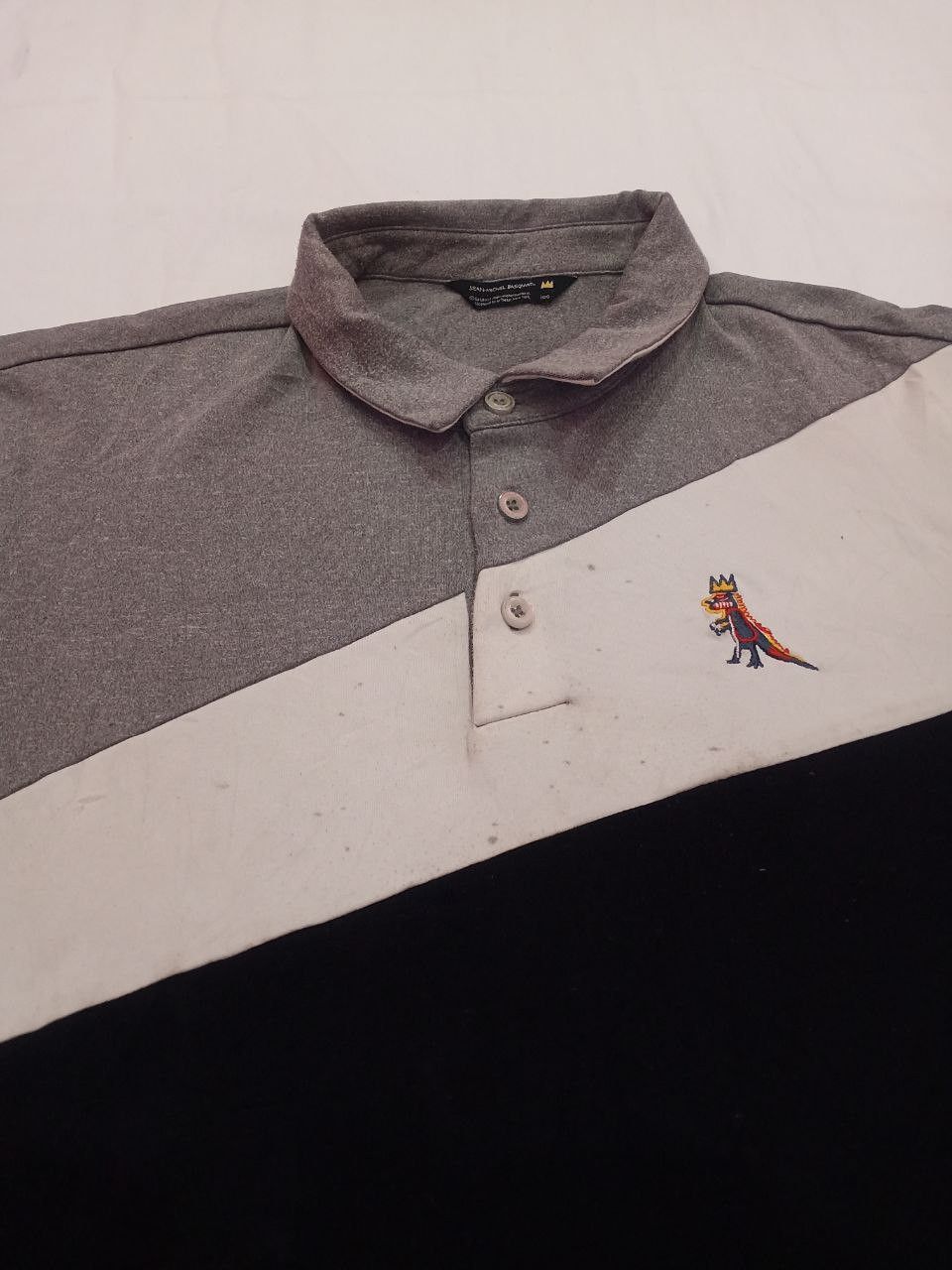 Designer × Jean-Michel Basquiat Jean Michel Basquiat Polo Tee Long Sleeve Size US L / EU 52-54 / 3 - 3 Thumbnail