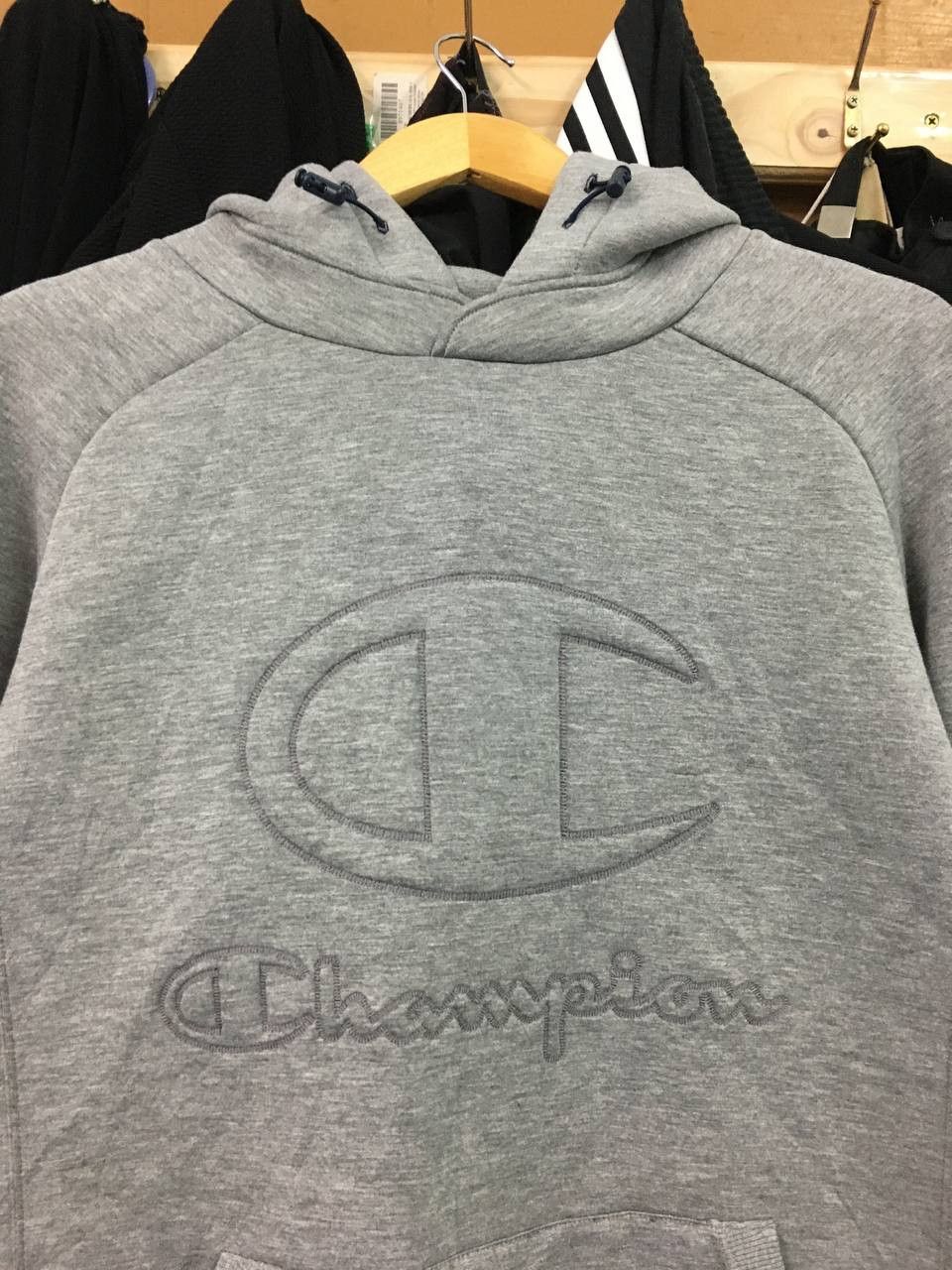 Champion × Vintage Vintage Champion Embroidered Big Logo Hoodie Size US L / EU 52-54 / 3 - 2 Thumbnail