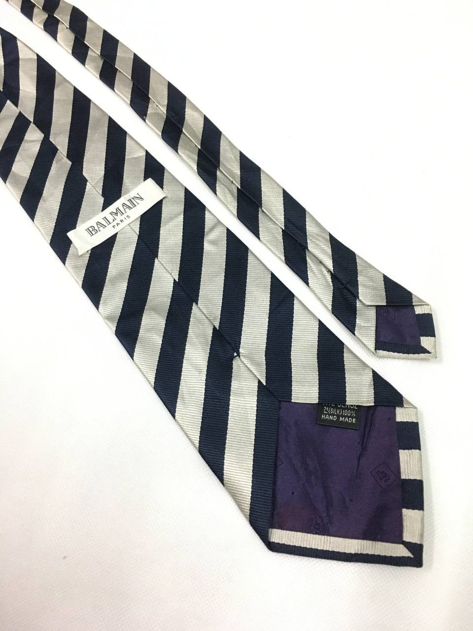 Balmain Balmain Stripes Tie Size ONE SIZE - 4 Thumbnail