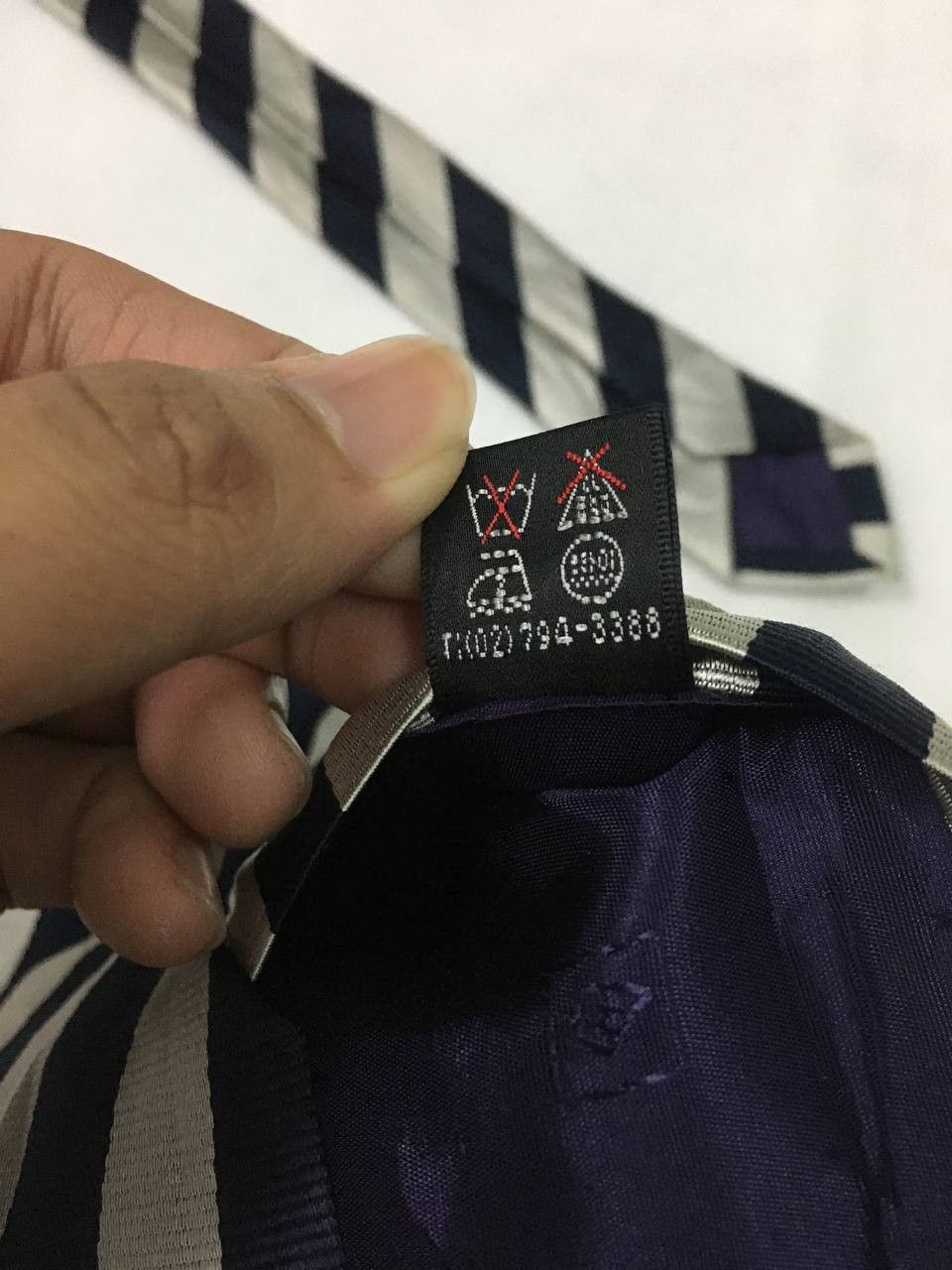 Balmain Balmain Stripes Tie Size ONE SIZE - 7 Thumbnail