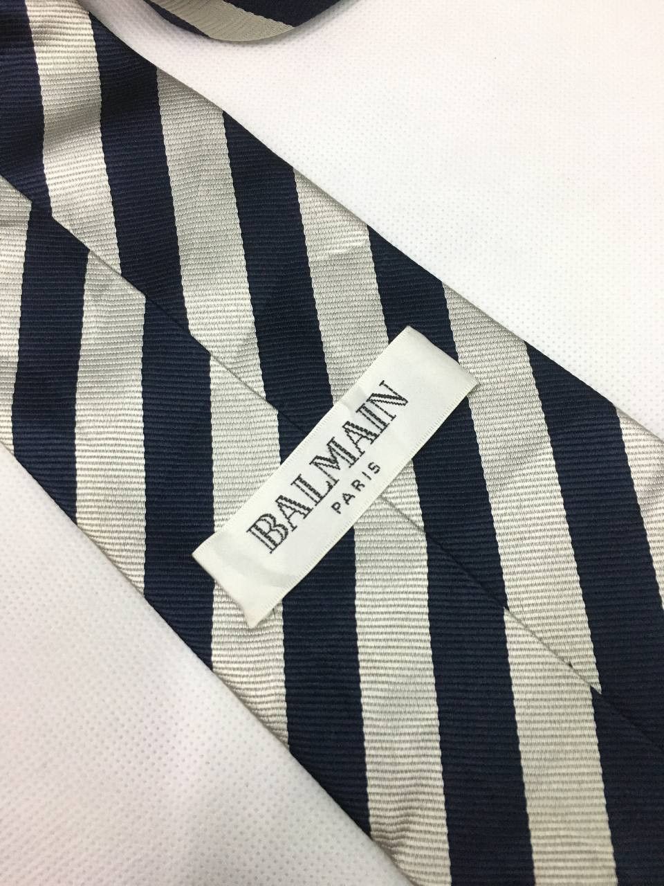 Balmain Balmain Stripes Tie Size ONE SIZE - 5 Thumbnail