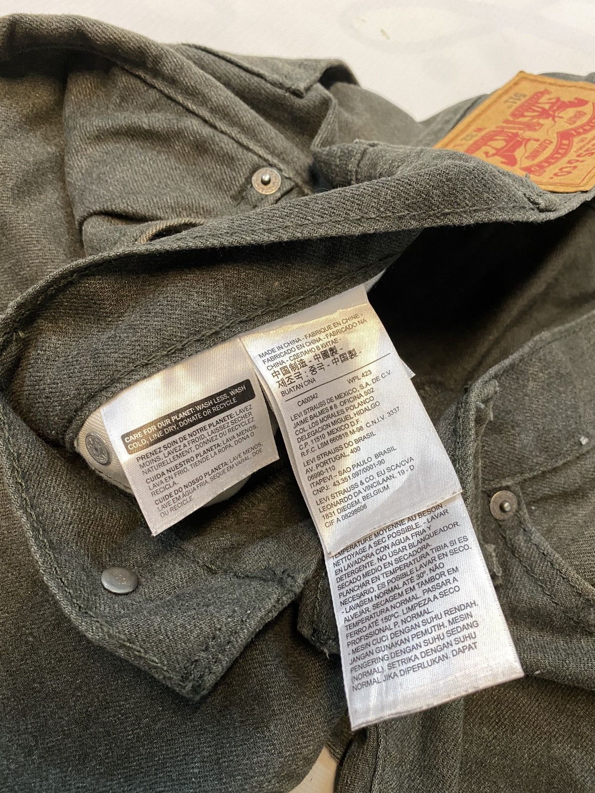 Levi's × Levi's Vintage Clothing Levis 511 White Tab Pant 32x32 Size US 32 / EU 48 - 6 Thumbnail