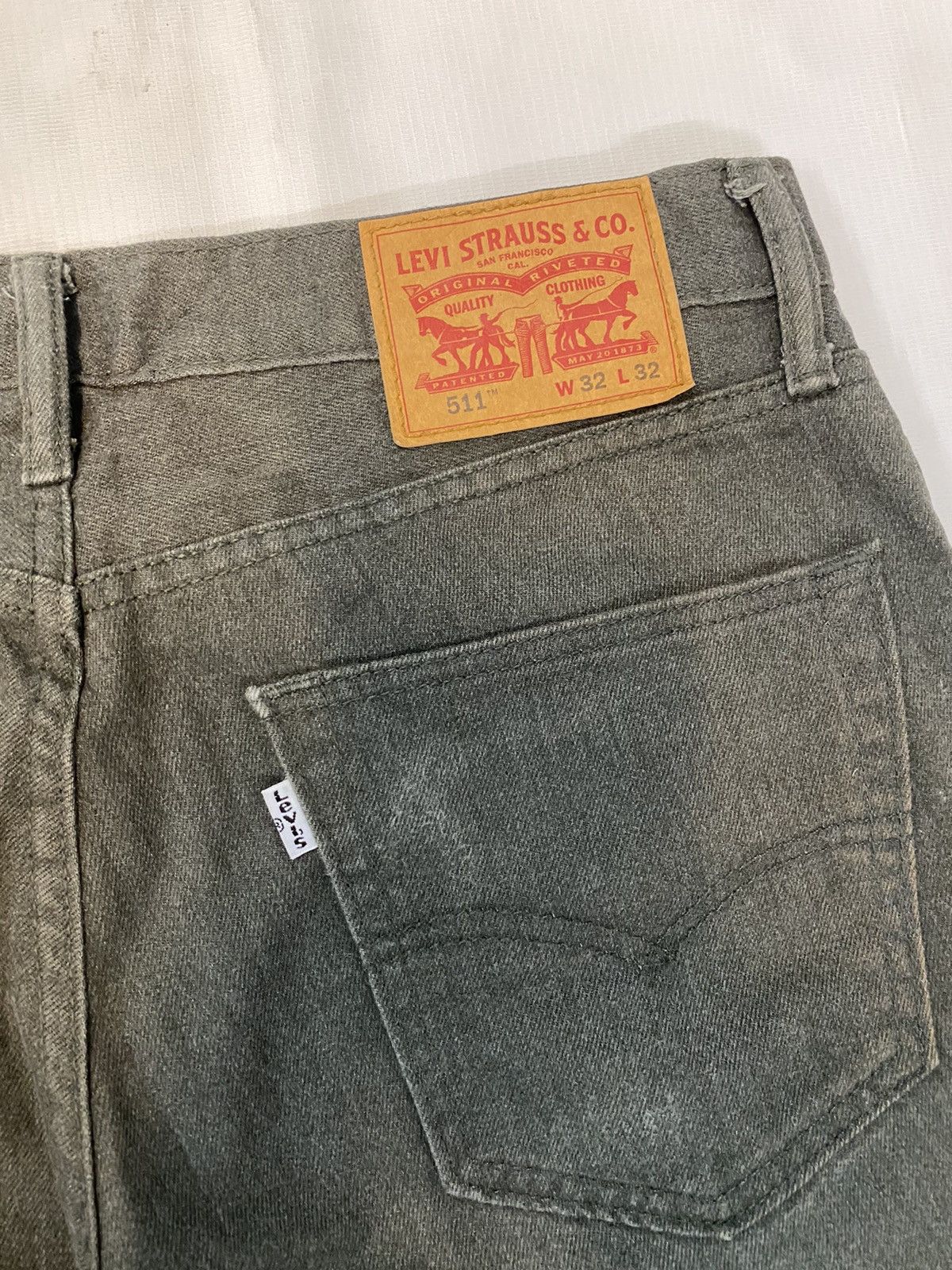 Levi's × Levi's Vintage Clothing Levis 511 White Tab Pant 32x32 Size US 32 / EU 48 - 10 Thumbnail