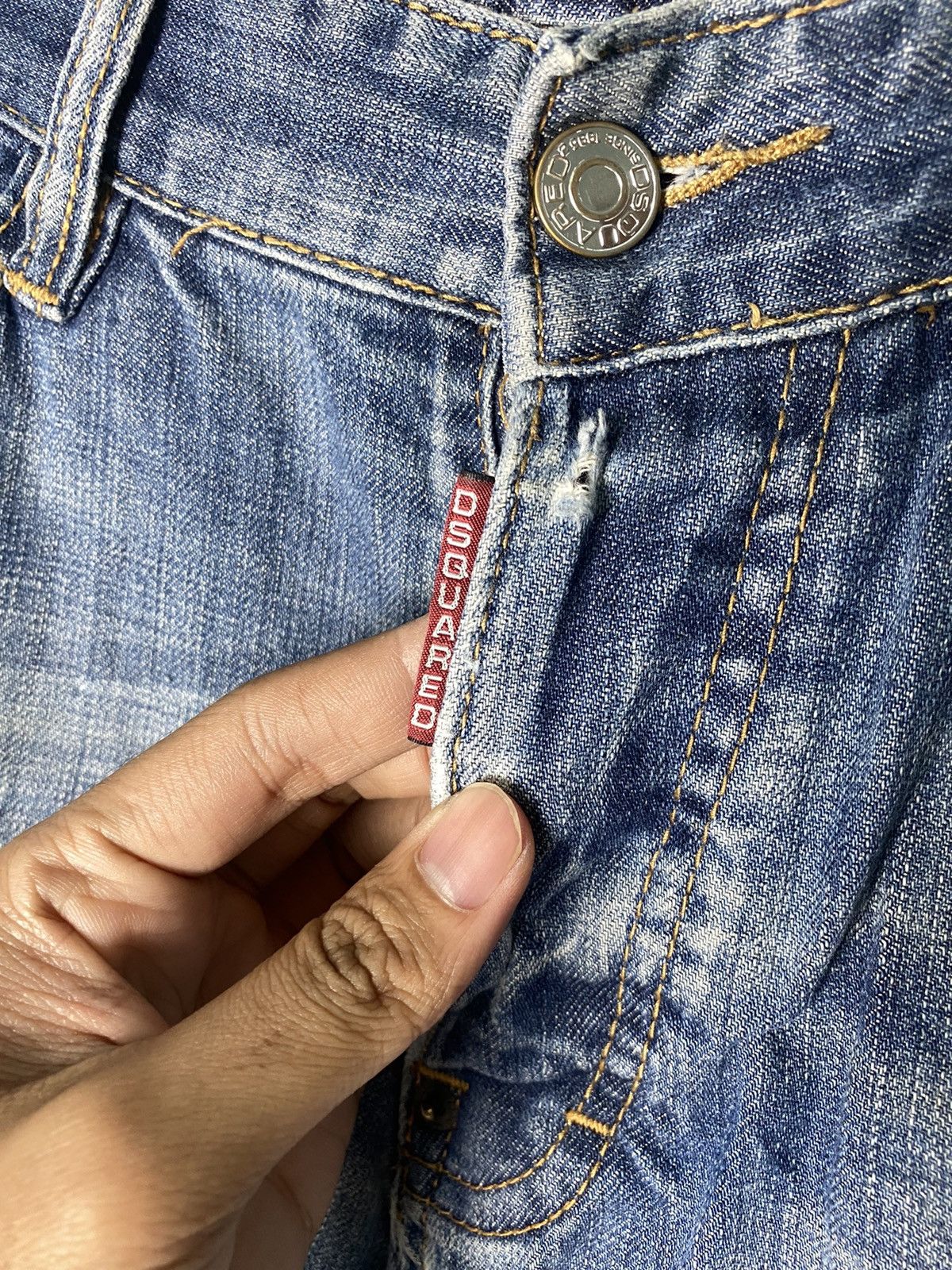 Dsquared2 Dsquared2 Distressed Denim Pant Size US 31 - 5 Thumbnail