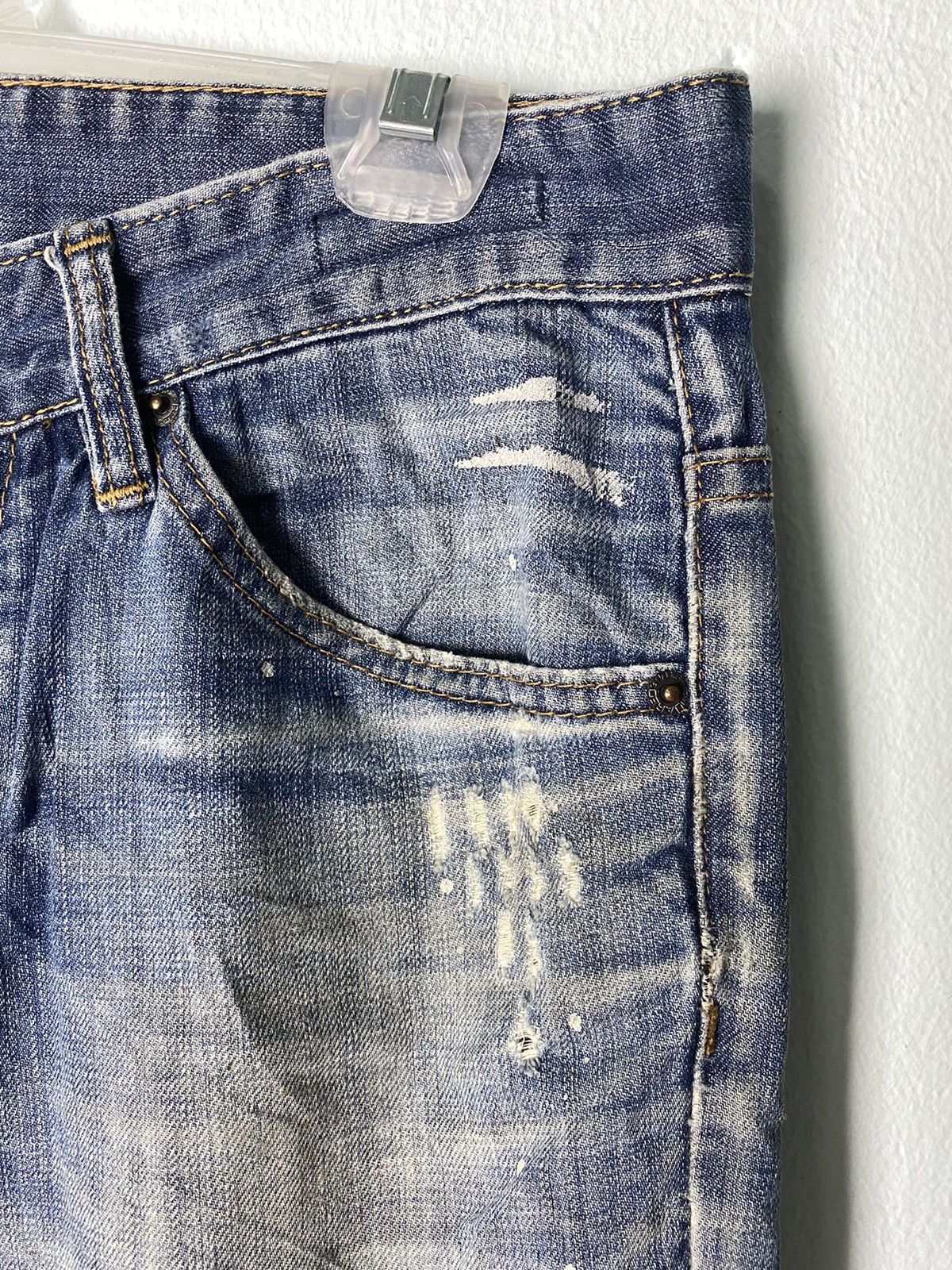 Dsquared2 Dsquared2 Distressed Denim Pant Size US 31 - 3 Thumbnail