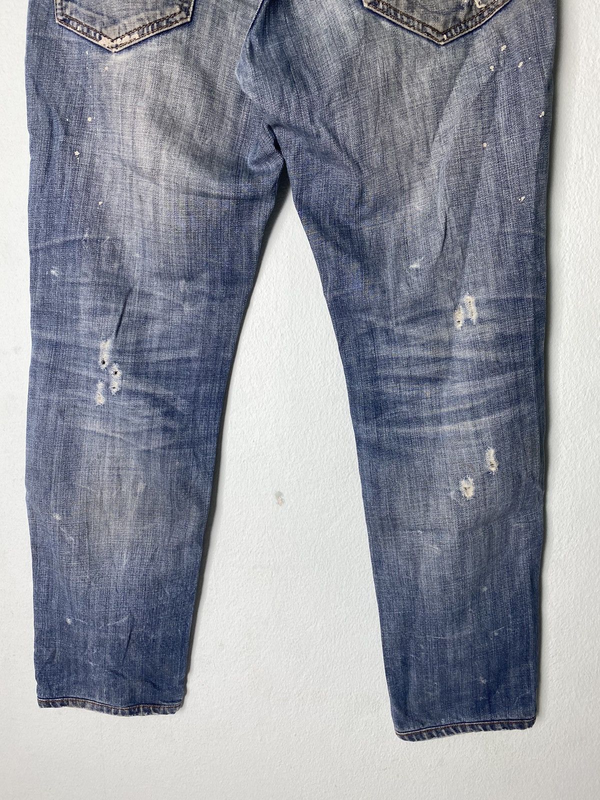 Dsquared2 Dsquared2 Distressed Denim Pant Size US 31 - 14 Thumbnail