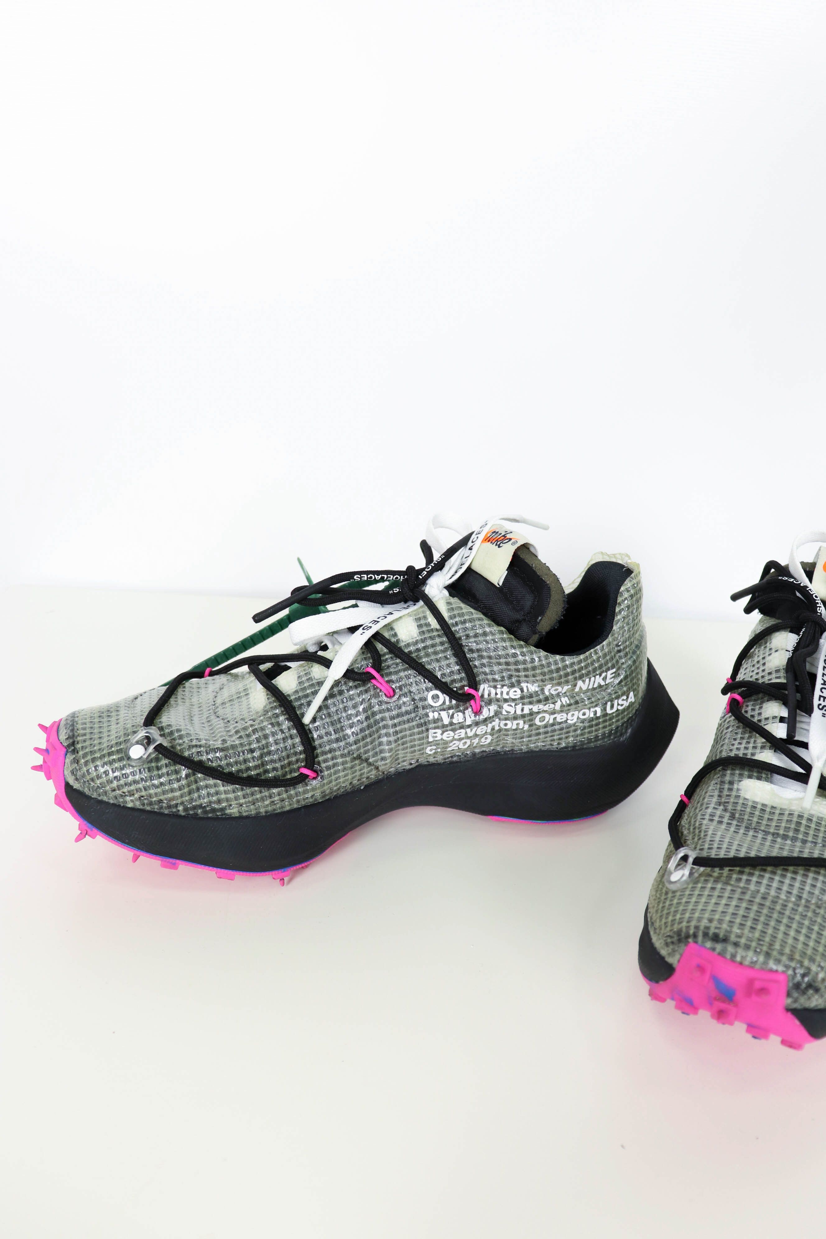 Nike × Off-White Nike x Off White 2019 Vapor Street Sneakers Girls US8.5 UK6 Size US 5.5 / EU 38 - 3 Thumbnail