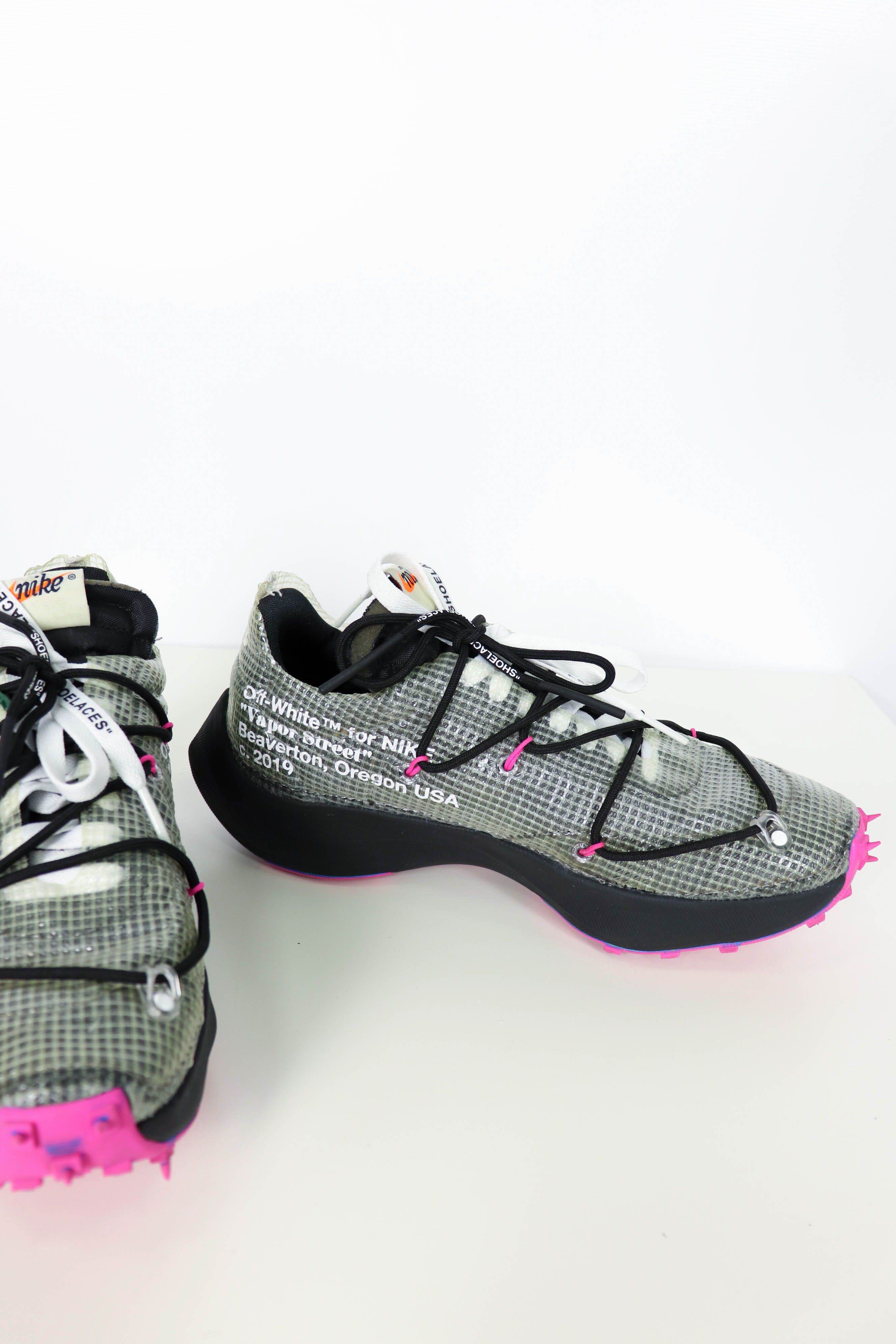 Nike × Off-White Nike x Off White 2019 Vapor Street Sneakers Girls US8.5 UK6 Size US 5.5 / EU 38 - 4 Thumbnail