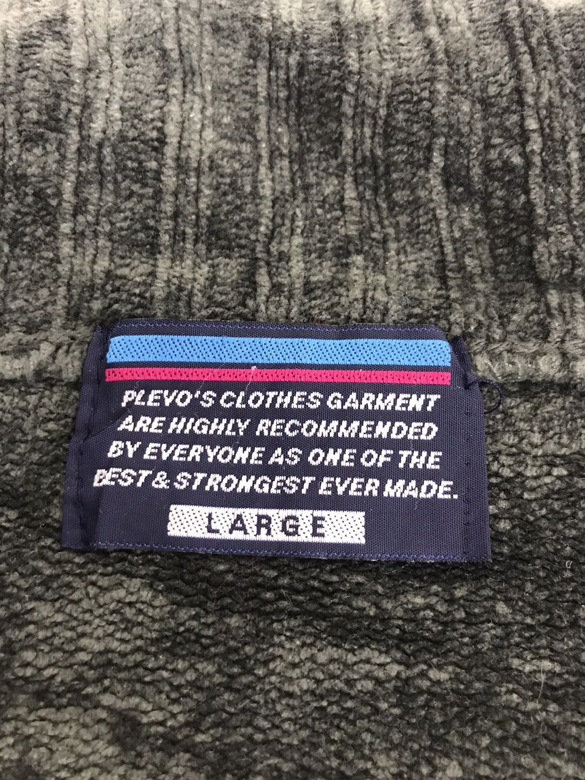 Japanese Brand Vintage Plevo’s Fleece Sweatshirt Hoodies Jacket Winter Size US L / EU 52-54 / 3 - 5 Thumbnail
