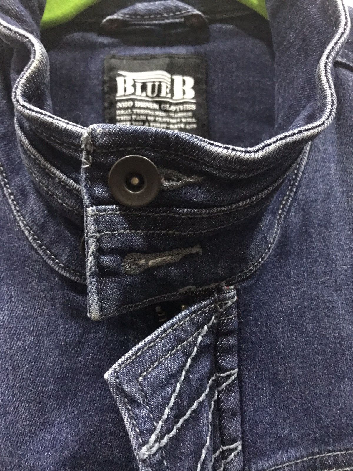 Blue Blue Japan Blue B Neo Denim Jacket Size US L / EU 52-54 / 3 - 14 Thumbnail