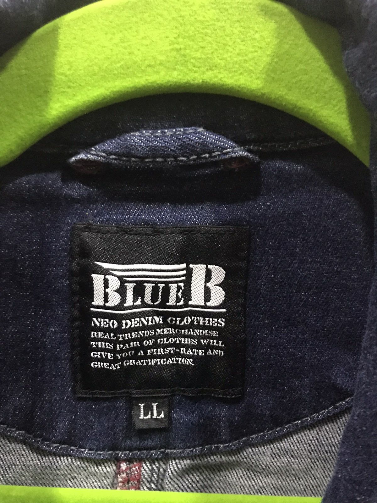 Blue Blue Japan Blue B Neo Denim Jacket Size US L / EU 52-54 / 3 - 15 Thumbnail