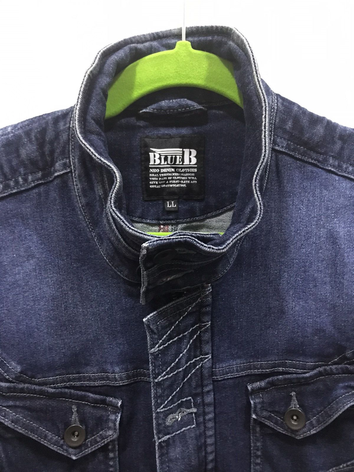 Blue Blue Japan Blue B Neo Denim Jacket Size US L / EU 52-54 / 3 - 5 Thumbnail