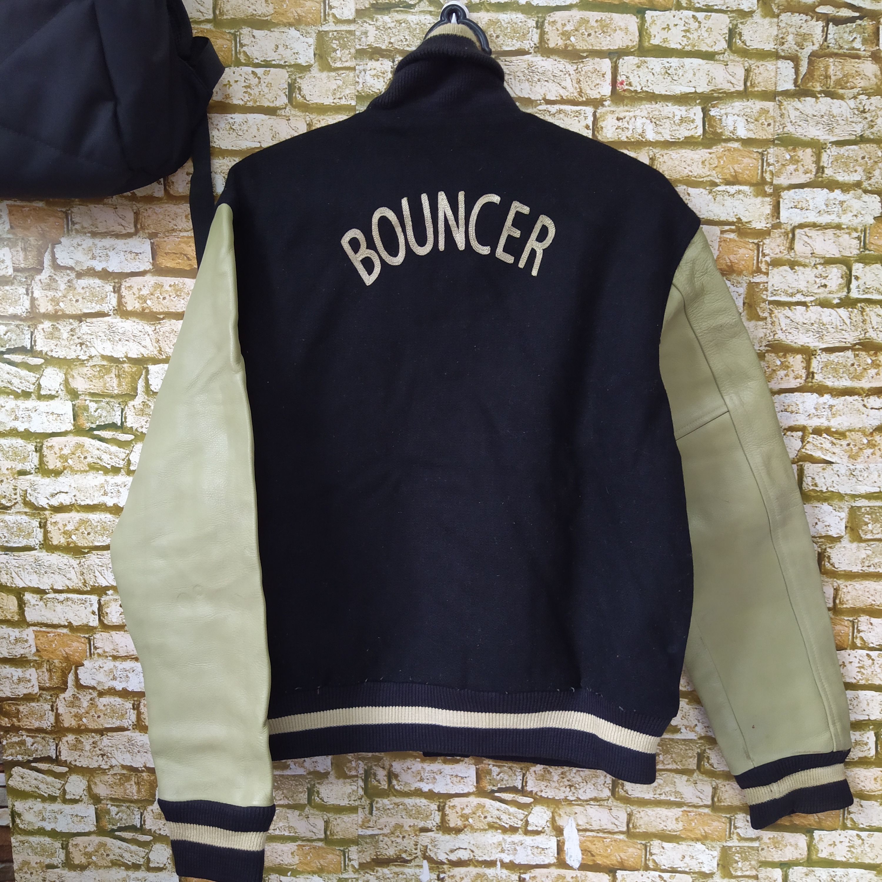 Japanese Brand BOUNCER JAPAN COWHIDE VARSITY JACKET like RRL (D451) Size US L / EU 52-54 / 3 - 4 Thumbnail