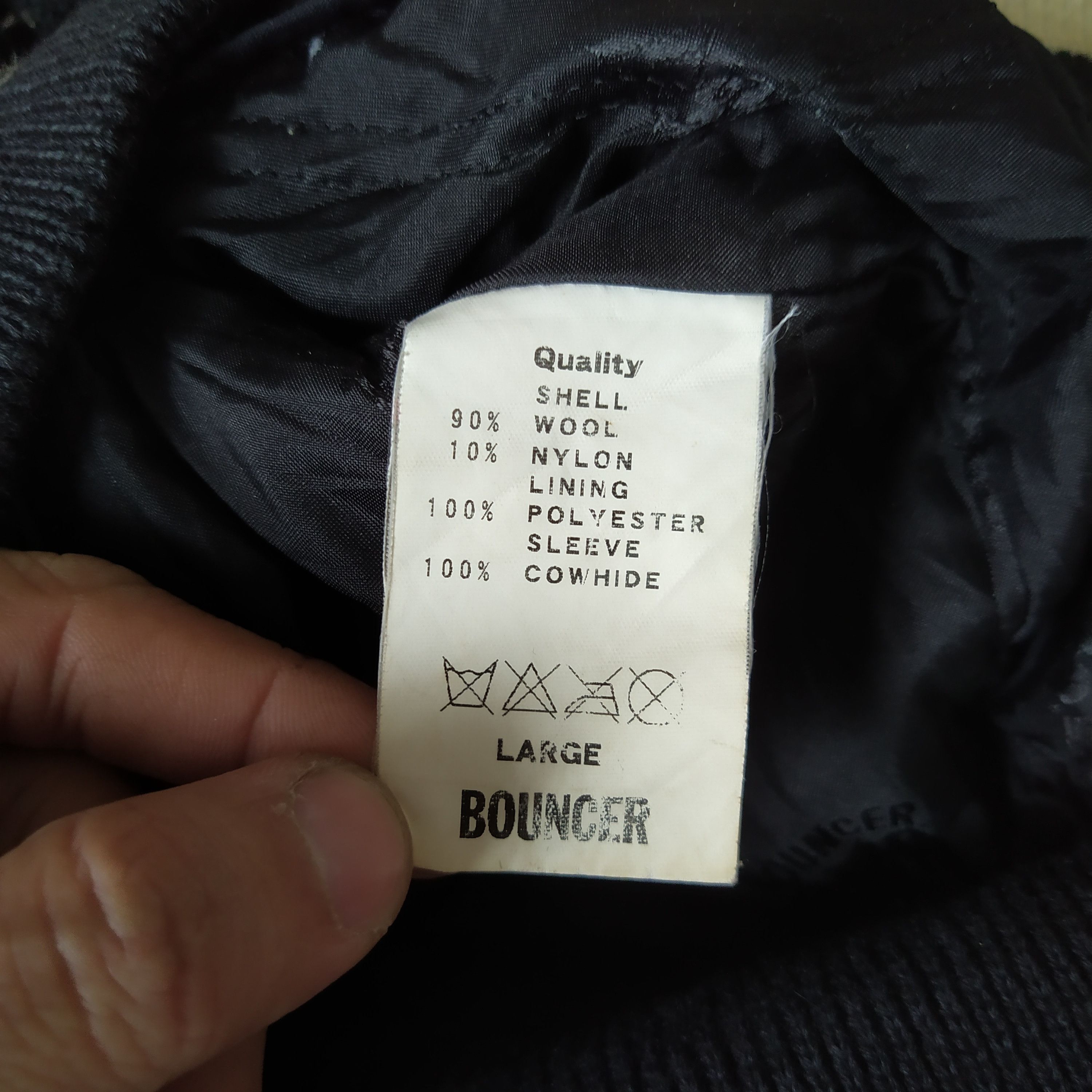 Japanese Brand BOUNCER JAPAN COWHIDE VARSITY JACKET like RRL (D451) Size US L / EU 52-54 / 3 - 9 Thumbnail