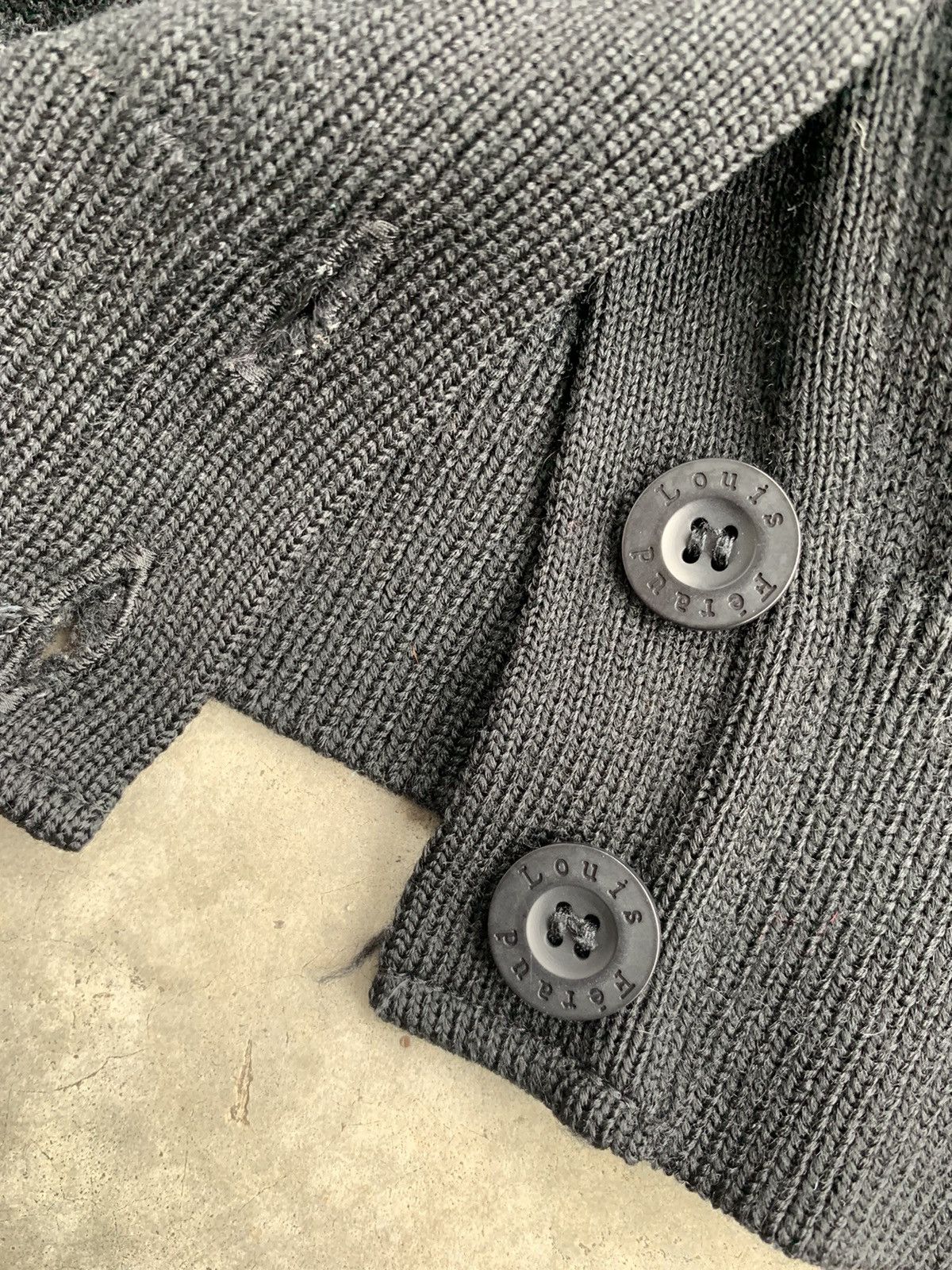 Designer Vintage Louis Feraud Zebra Logo wool Cardigan Jacket Size US M / EU 48-50 / 2 - 4 Thumbnail