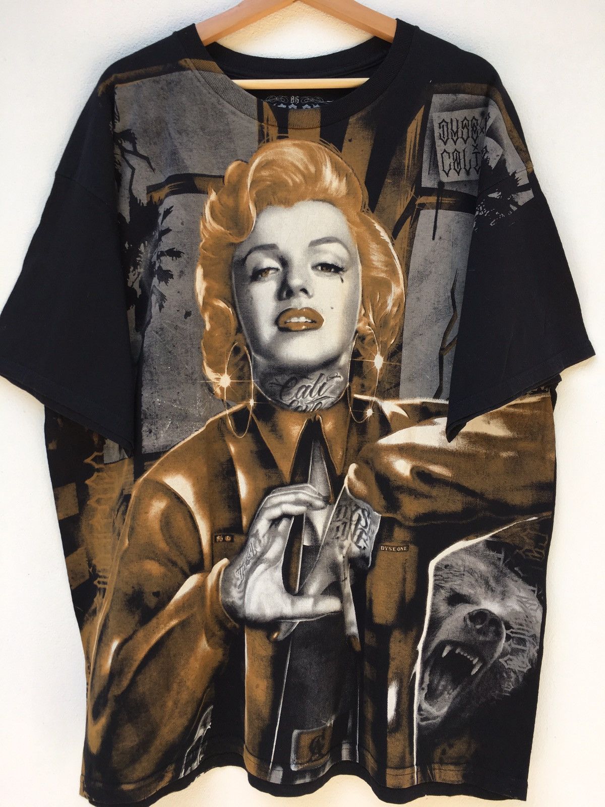 Band Tees Vintage Dyseone Marilyn Monroe Black 2XL Tshirt Size US XXL / EU 58 / 5 - 3 Thumbnail