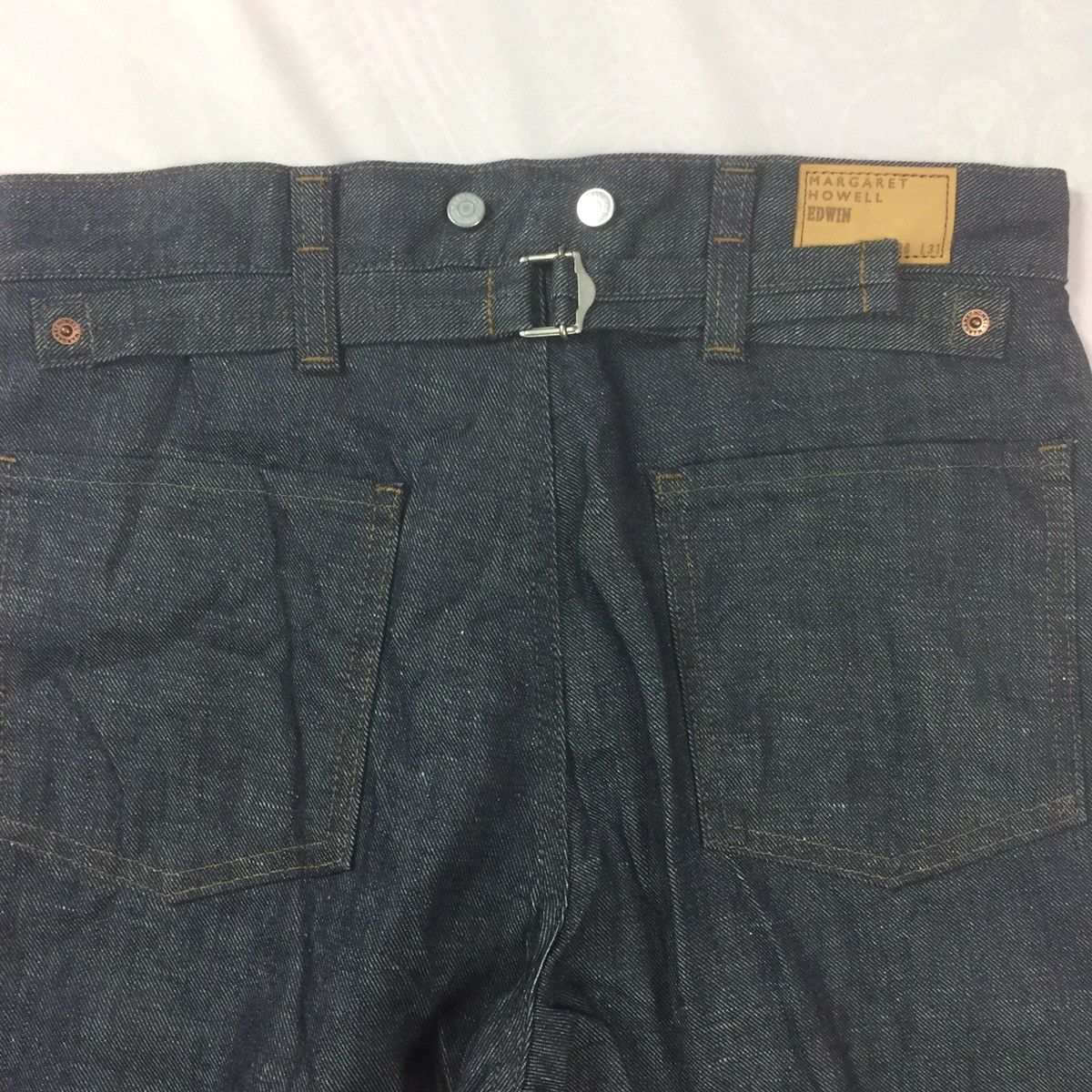 Edwin Margaret howell x edwin wide pants buckle back denim Size US 31 - 6 Thumbnail