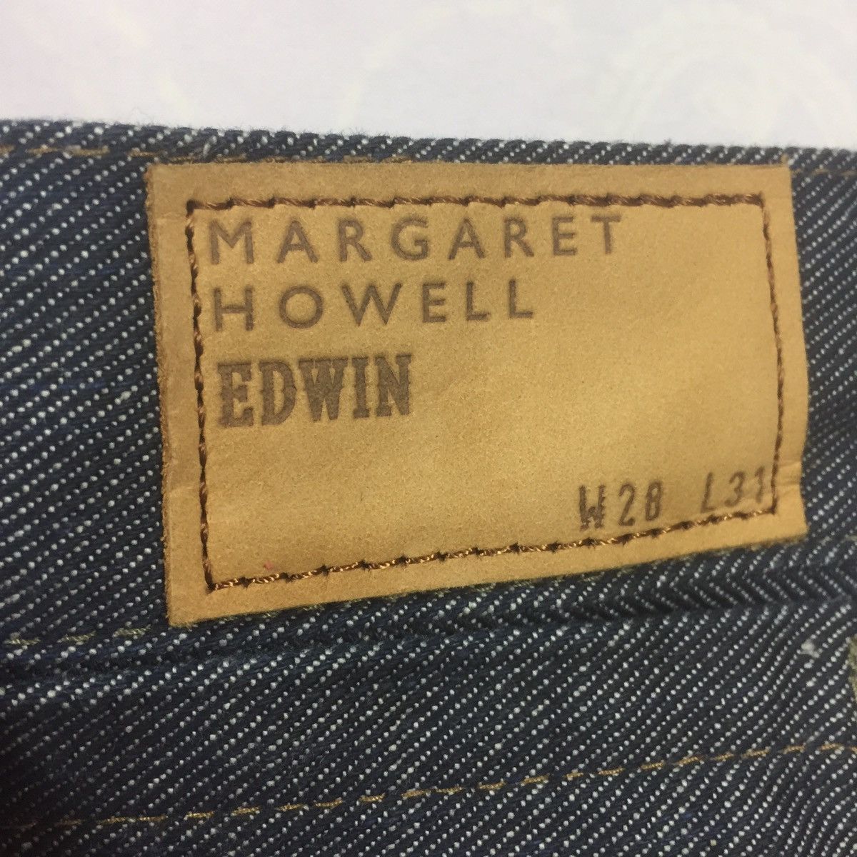 Edwin Margaret howell x edwin wide pants buckle back denim Size US 31 - 5 Thumbnail