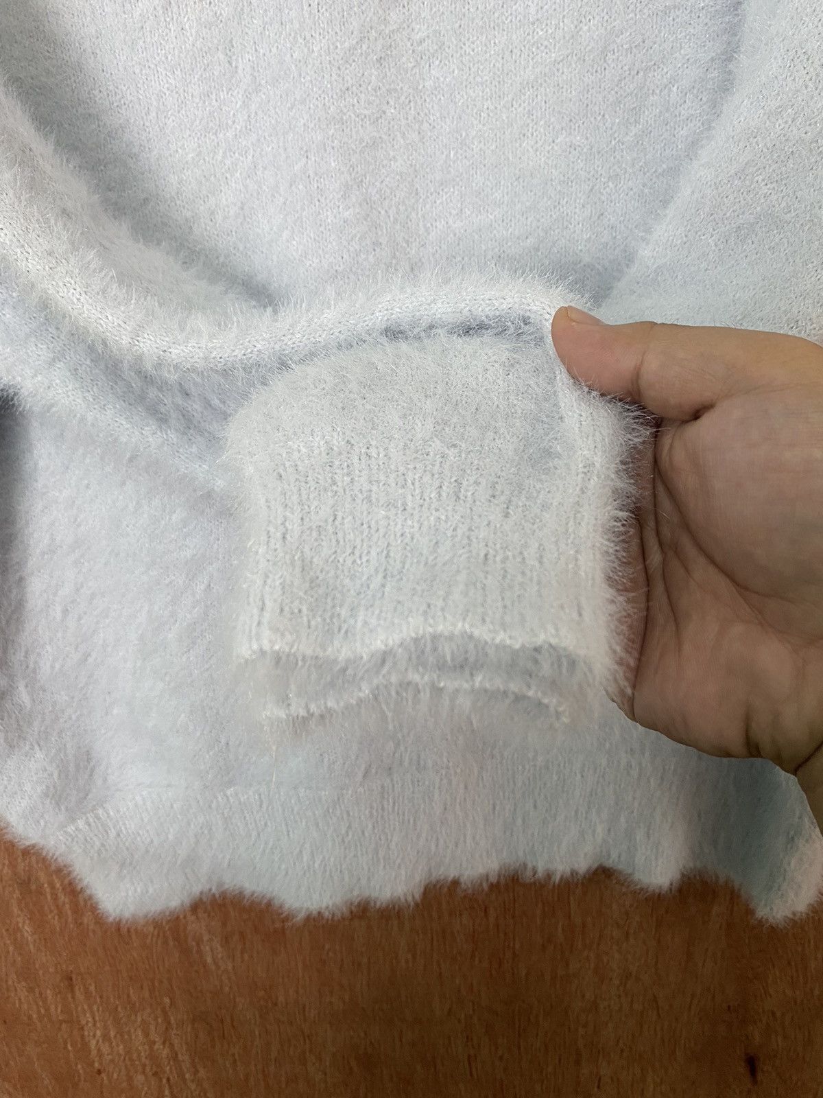 Japanese Brand × Vintage Image Light Blue Mohair Knit Sweaters #B558 Size M / US 6-8 / IT 42-44 - 8 Thumbnail