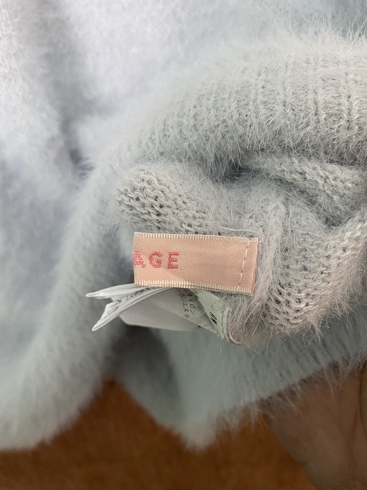 Japanese Brand × Vintage Image Light Blue Mohair Knit Sweaters #B558 Size M / US 6-8 / IT 42-44 - 7 Thumbnail