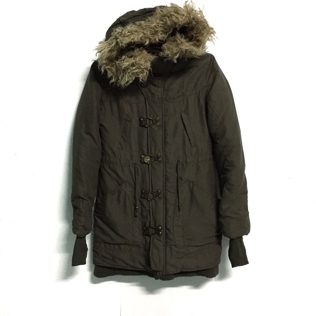 Japanese Brand Parka Jacket,Have Hood fur glove Like Obscur Stye Size US S / EU 44-46 / 1 - 2 Thumbnail