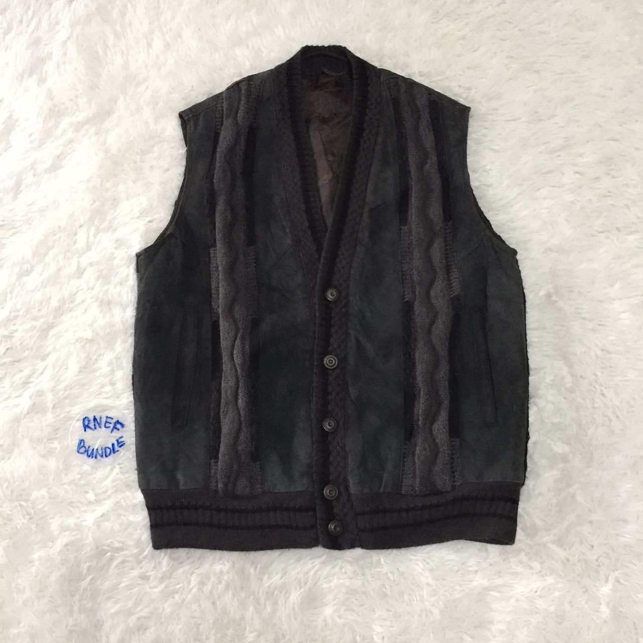 Japanese Brand Simons casual vest Size US M / EU 48-50 / 2 - 2 Thumbnail