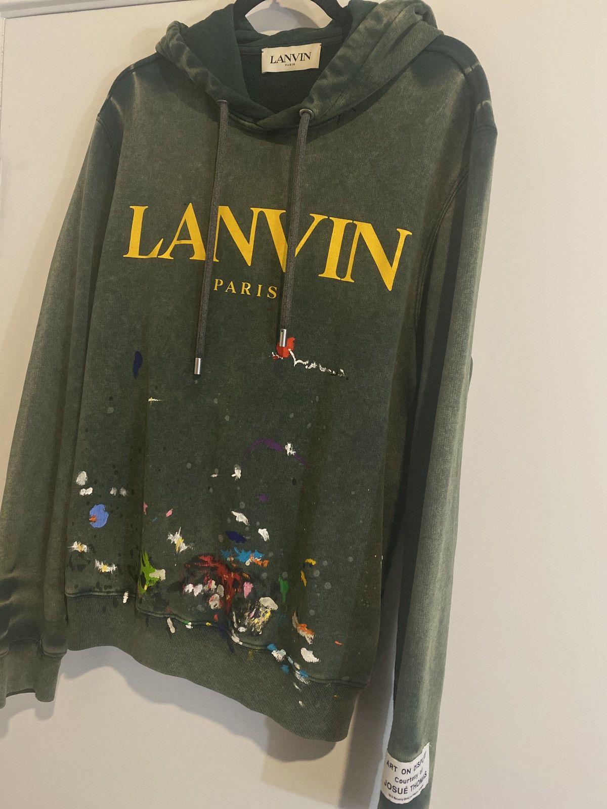 Gallery Dept. × Lanvin Lanvin X Gallery dept painted hoodie Size US L / EU 52-54 / 3 - 2 Thumbnail