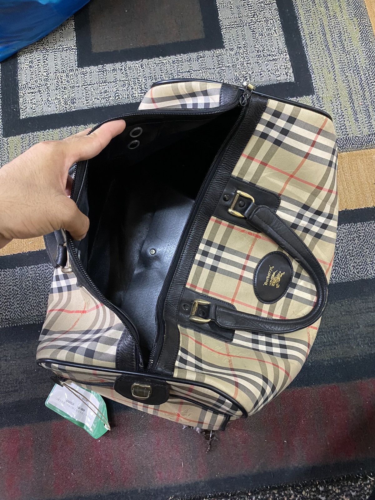 Burberry × Designer SALE💥 Burberry Leather Travel Bag Size ONE SIZE - 9 Thumbnail