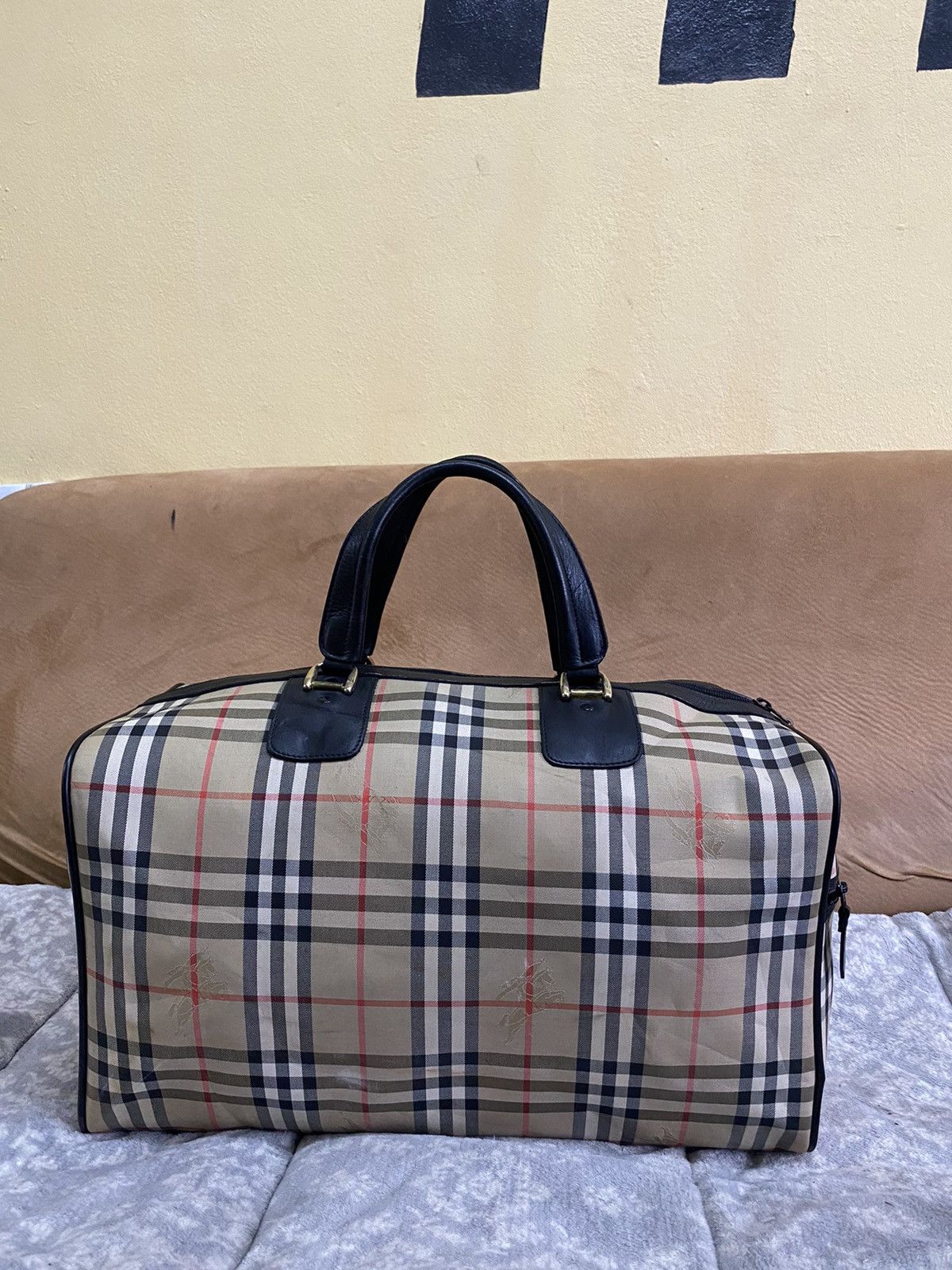 Burberry × Designer SALE💥 Burberry Leather Travel Bag Size ONE SIZE - 5 Thumbnail