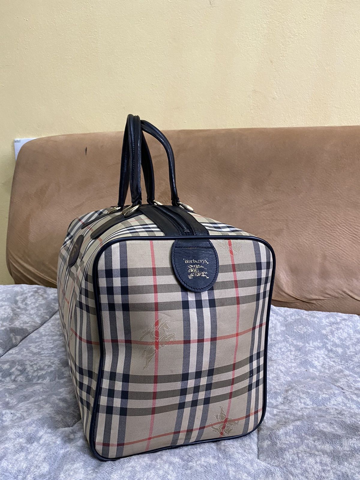 Burberry × Designer SALE💥 Burberry Leather Travel Bag Size ONE SIZE - 3 Thumbnail
