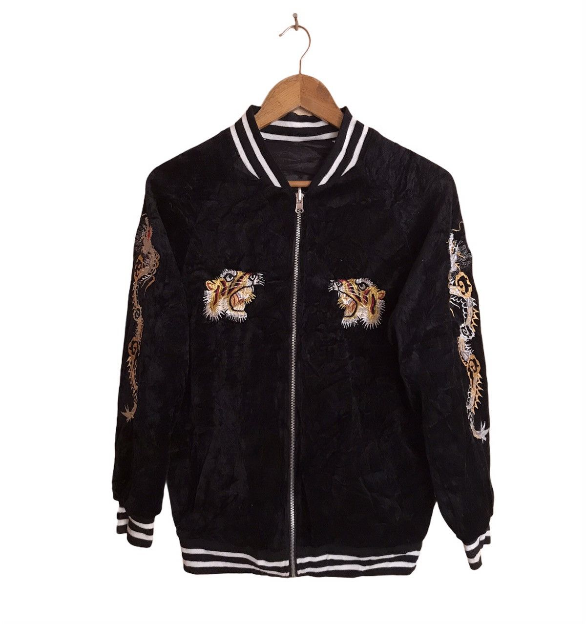 Japanese Brand SUKAJAN SOUVENIR TIGER REVERSIBLE Size US S / EU 44-46 / 1 - 2 Thumbnail