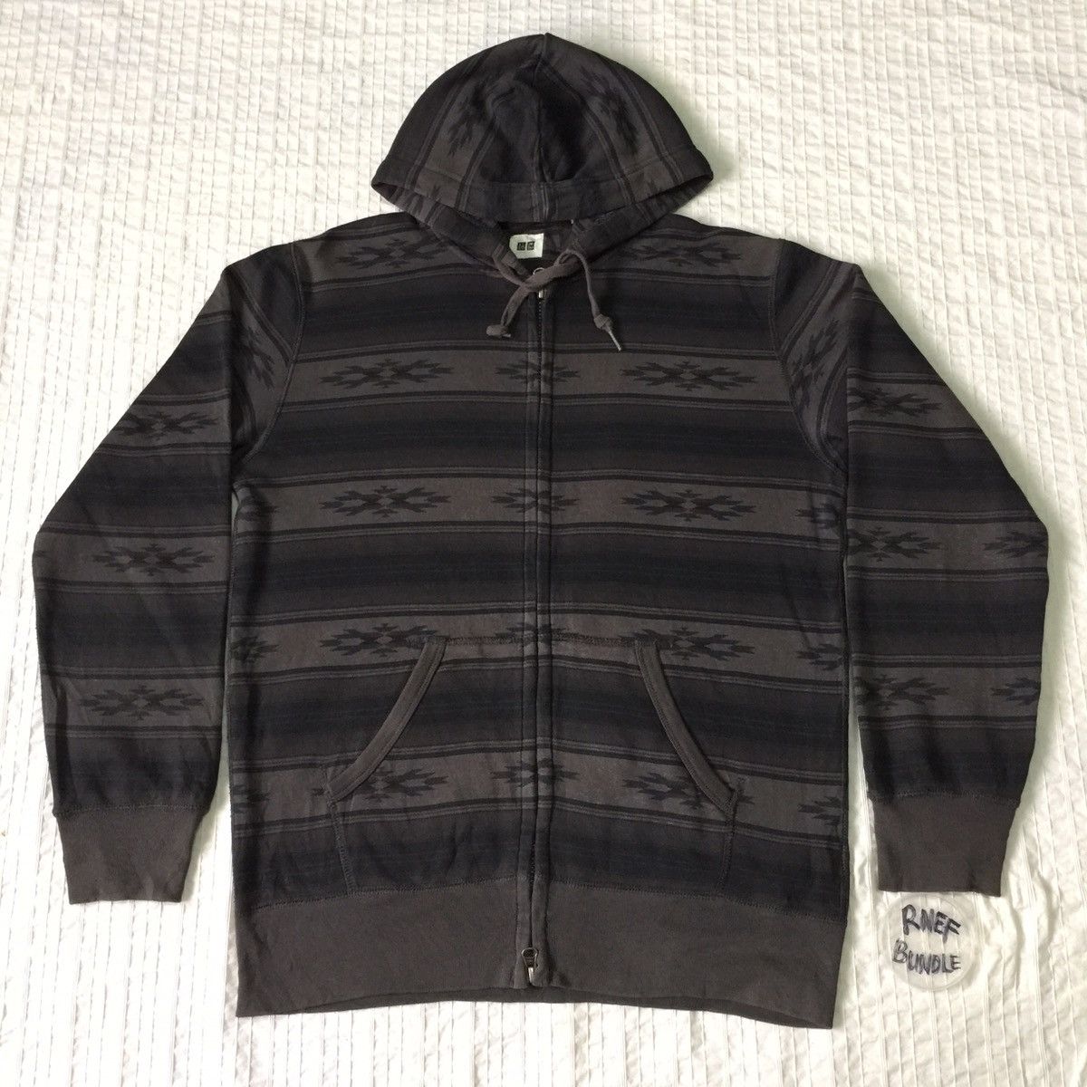 Native Uniqlo Hoodie Zipper Sweatshirt Size US M / EU 48-50 / 2 - 1 Thumbnail
