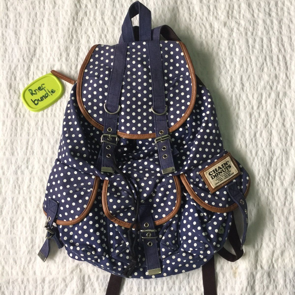Japanese Brand Chain donut backpack Size ONE SIZE - 1 Thumbnail