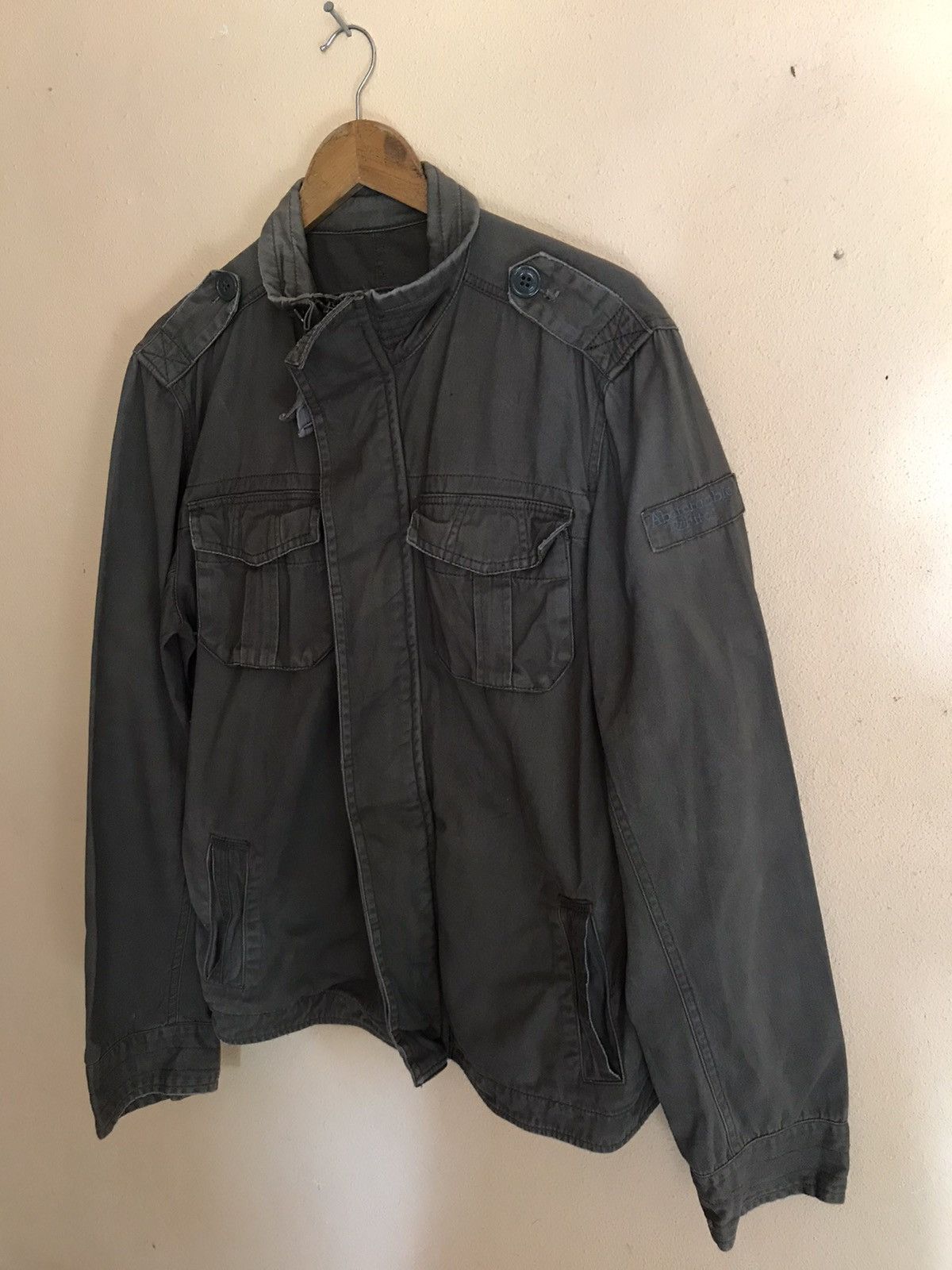 Abercrombie & Fitch RARE VINTAGE ABERCROMBIE & FITCH LIKE MILITARY JACKET Size US L / EU 52-54 / 3 - 3 Thumbnail