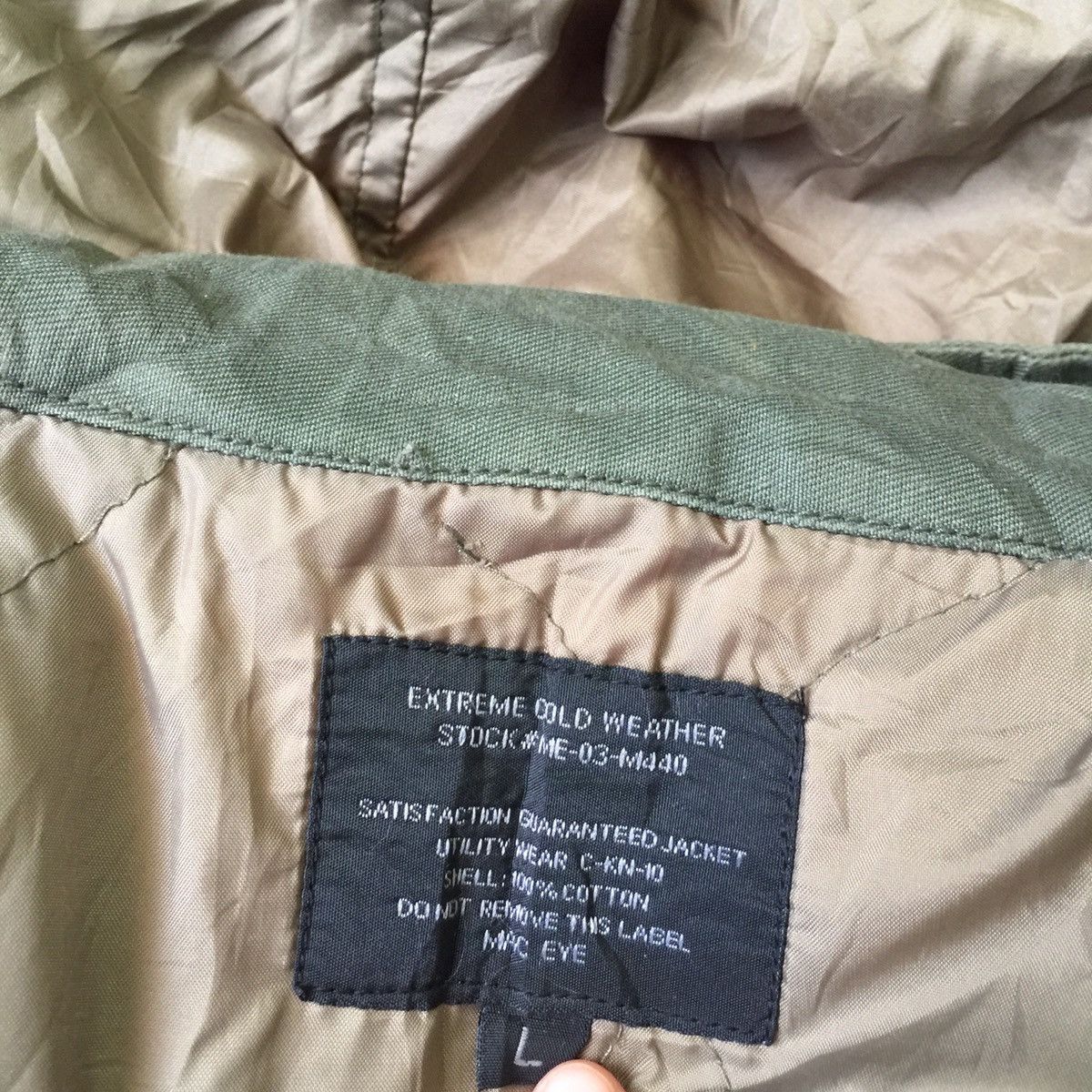 Japanese Brand Satisfaction guaranteed jacket hoodie utility wear Size US L / EU 52-54 / 3 - 9 Thumbnail