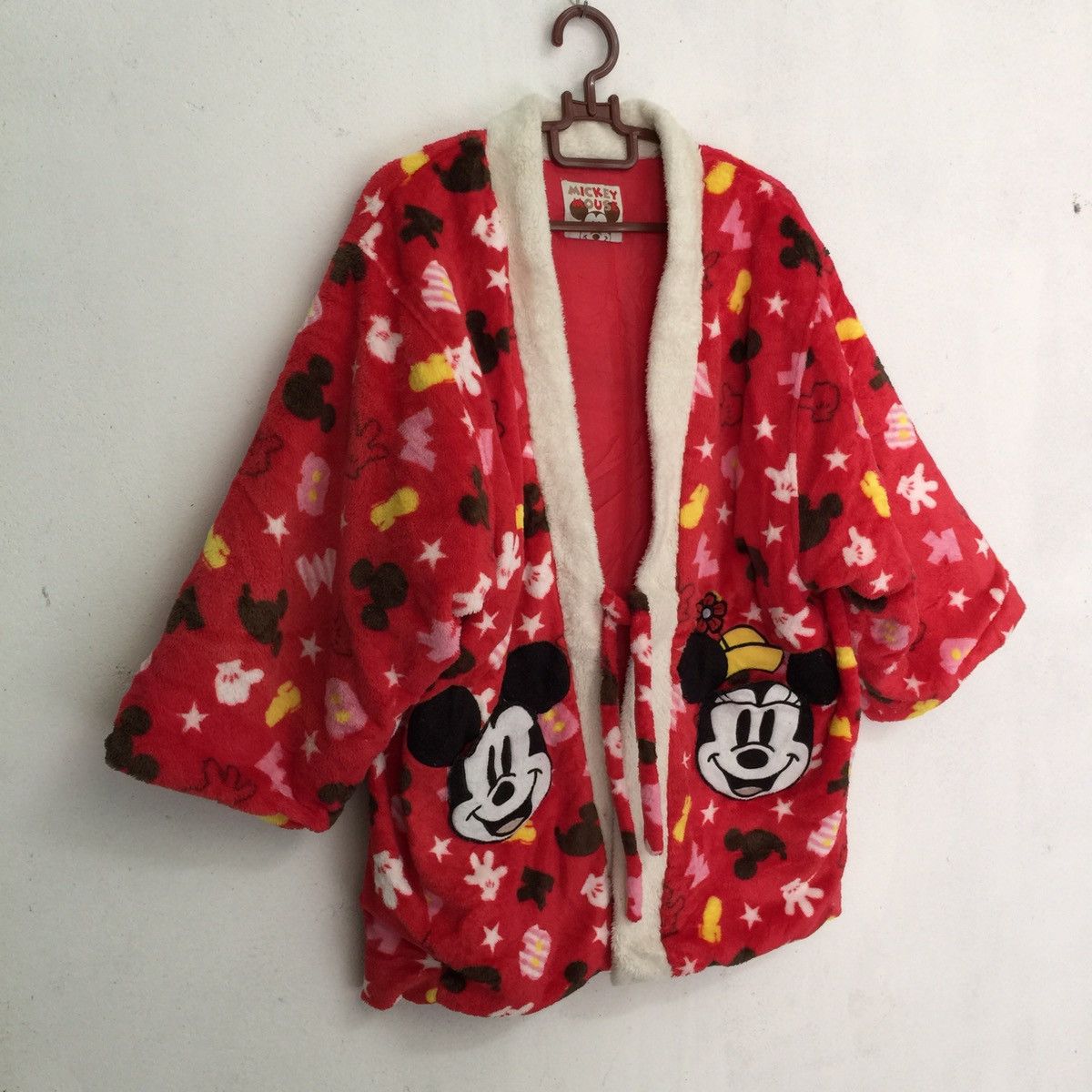 Cartoon Network Full Print Mickey Mouse Red Kimono Japanese Traditional Size US L / EU 52-54 / 3 - 3 Thumbnail